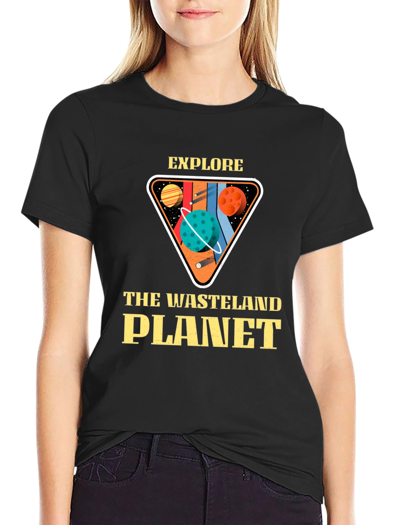 Explore the Wasteland Planet Graphic Tee