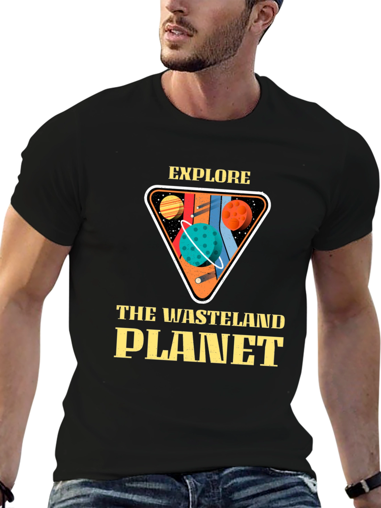 Explore the Wasteland Planet Graphic Tee