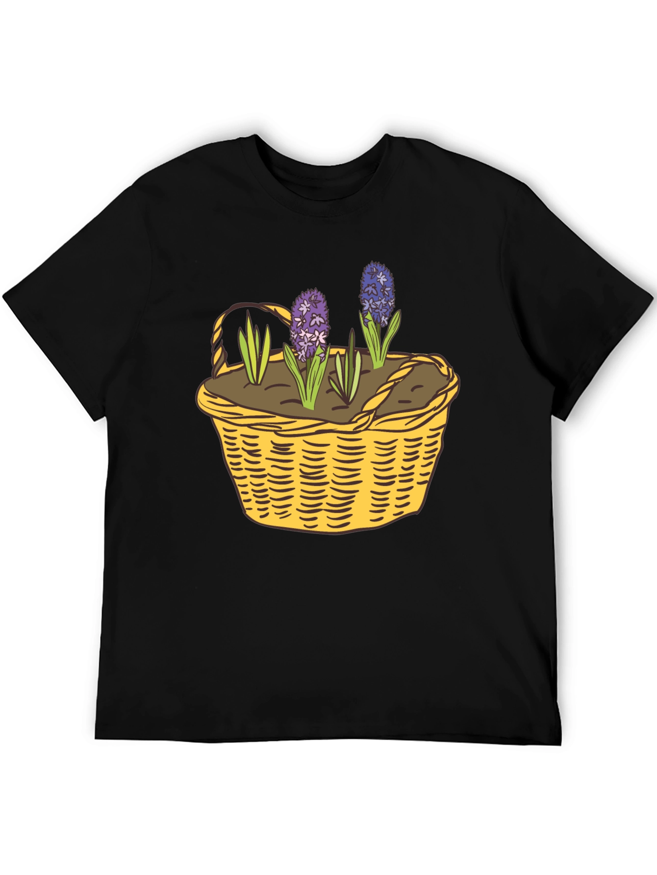 Basket of Flowers Graphic T-Shirt