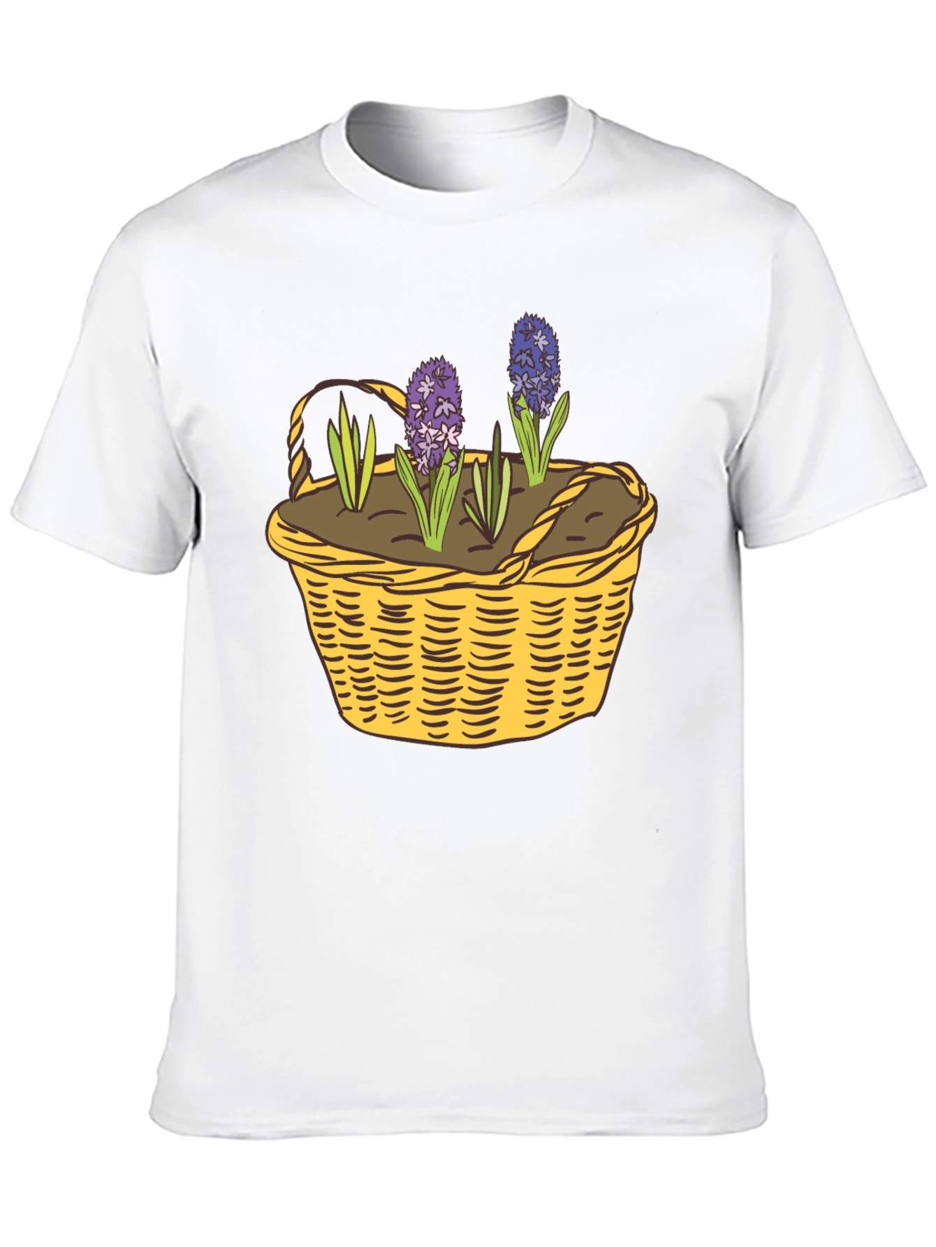 Basket of Flowers Graphic T-Shirt