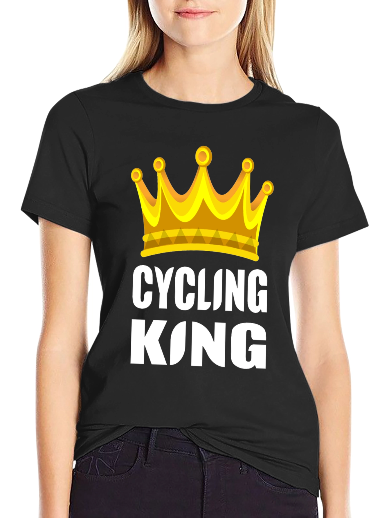 Cycling King T-Shirt - Ride Like Royalty!