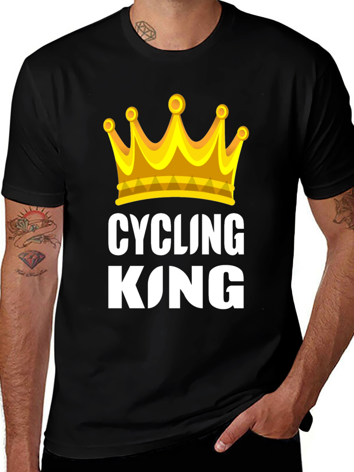 Cycling King T-Shirt - Ride Like Royalty!