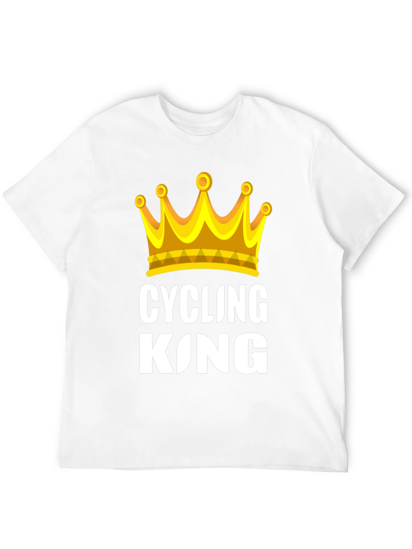 Cycling King T-Shirt - Ride Like Royalty!
