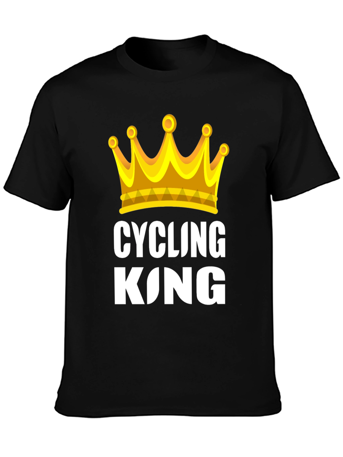 Cycling King T-Shirt - Ride Like Royalty!