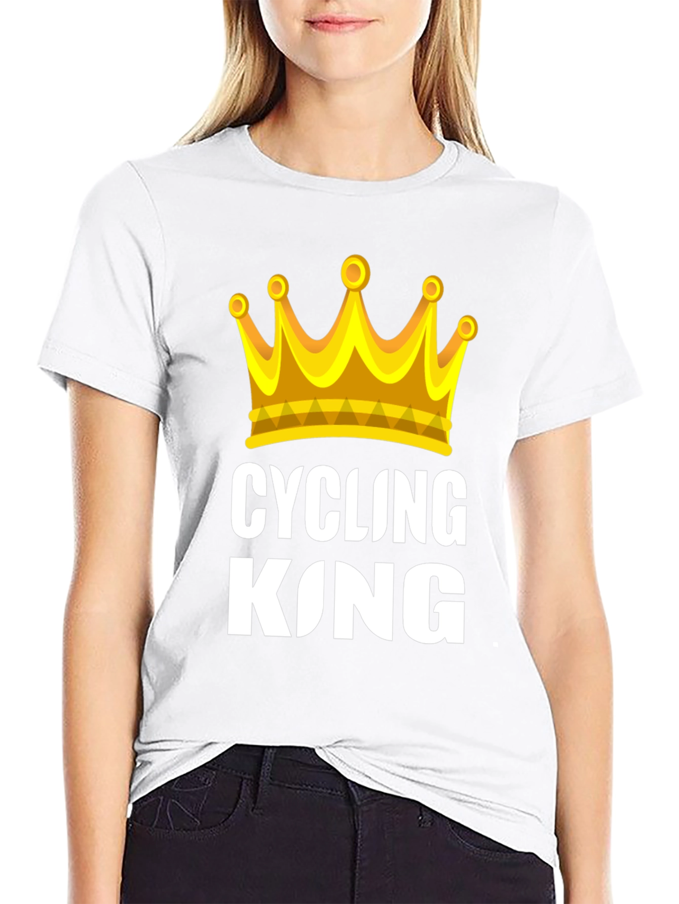 Cycling King T-Shirt - Ride Like Royalty!