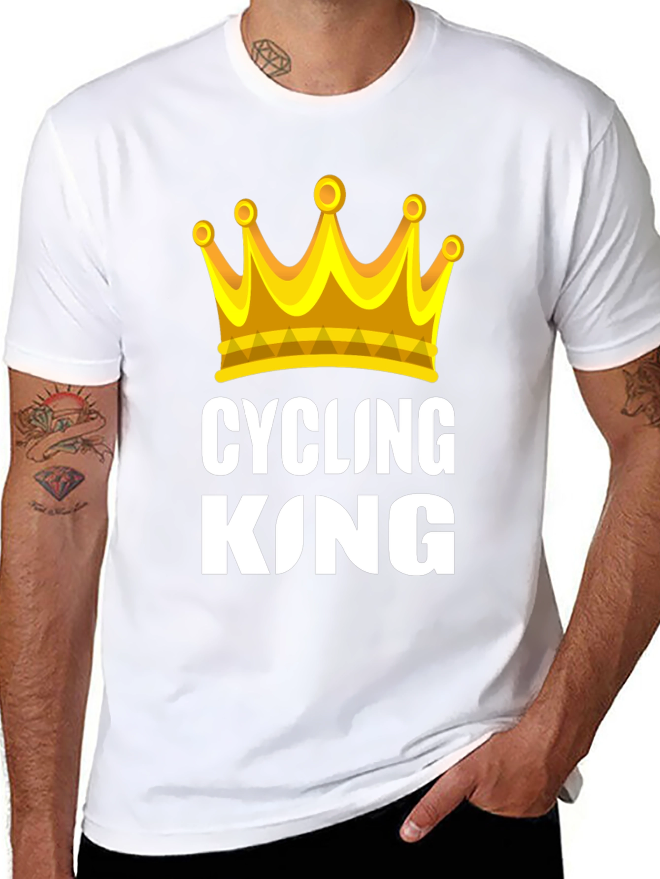 Cycling King T-Shirt - Ride Like Royalty!