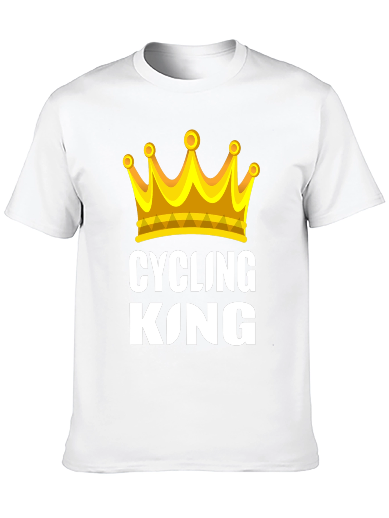 Cycling King T-Shirt - Ride Like Royalty!
