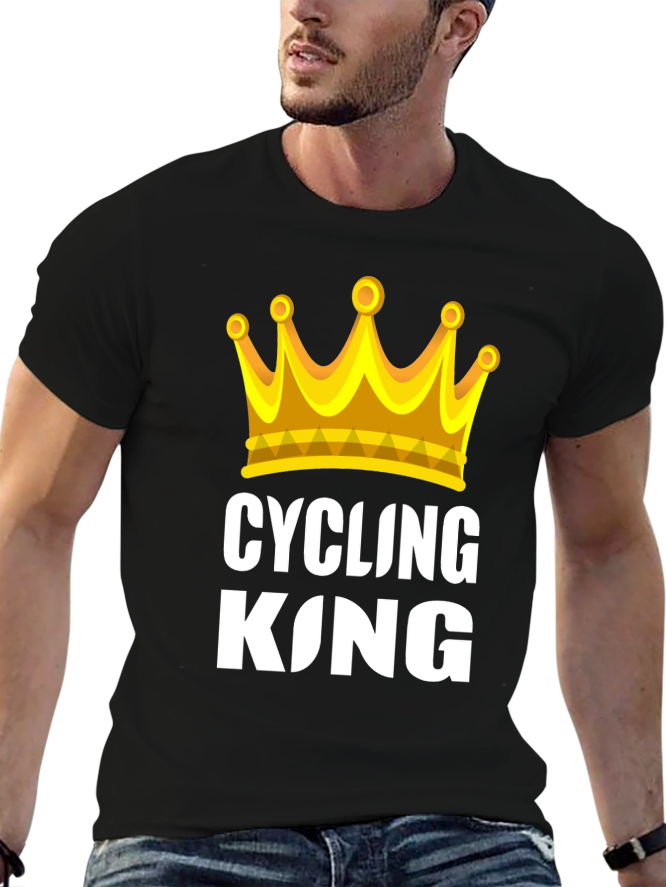 Cycling King T-Shirt - Ride Like Royalty!