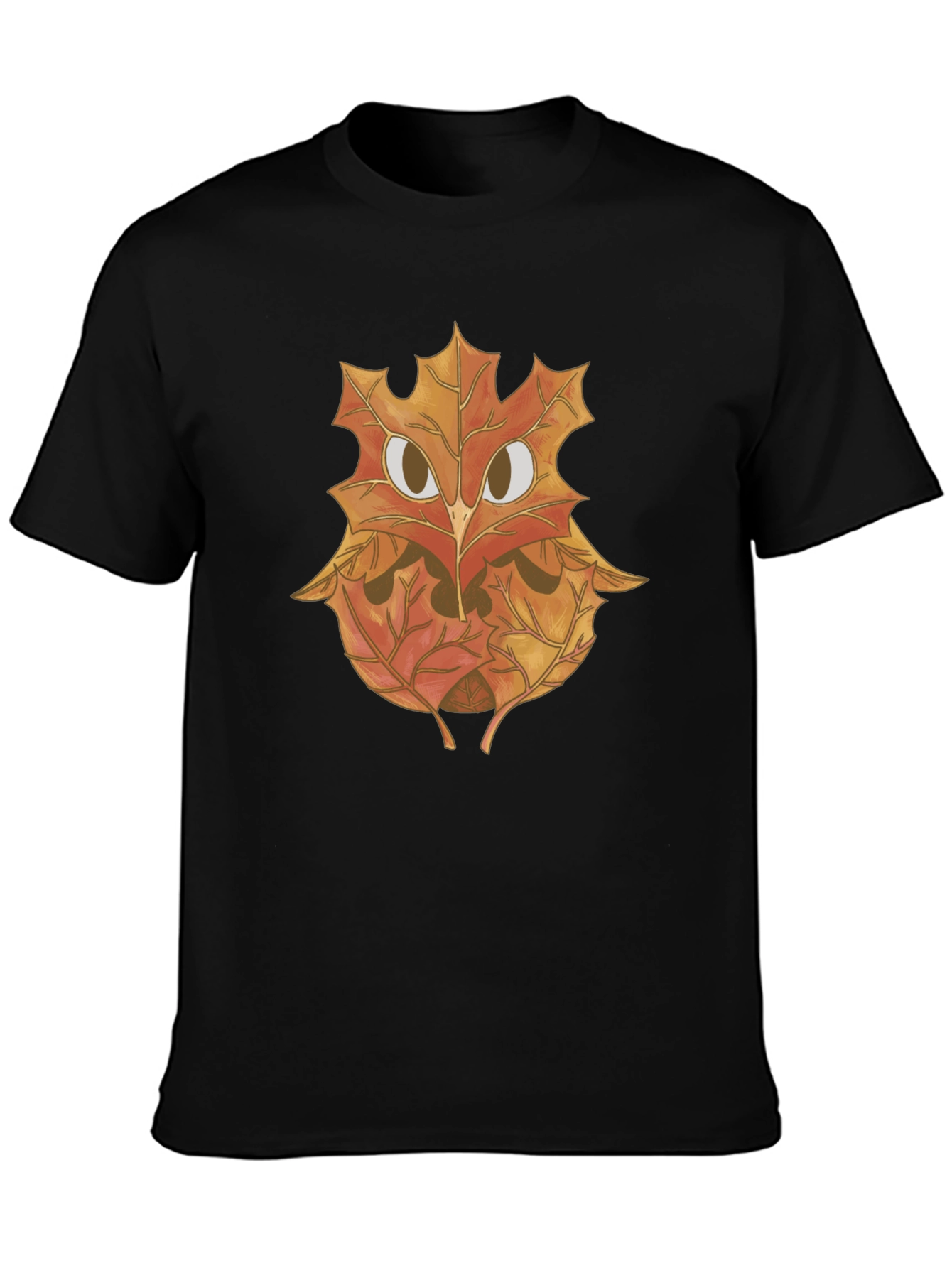 Autumn Owl Graphic Tee - Nature Inspired Design