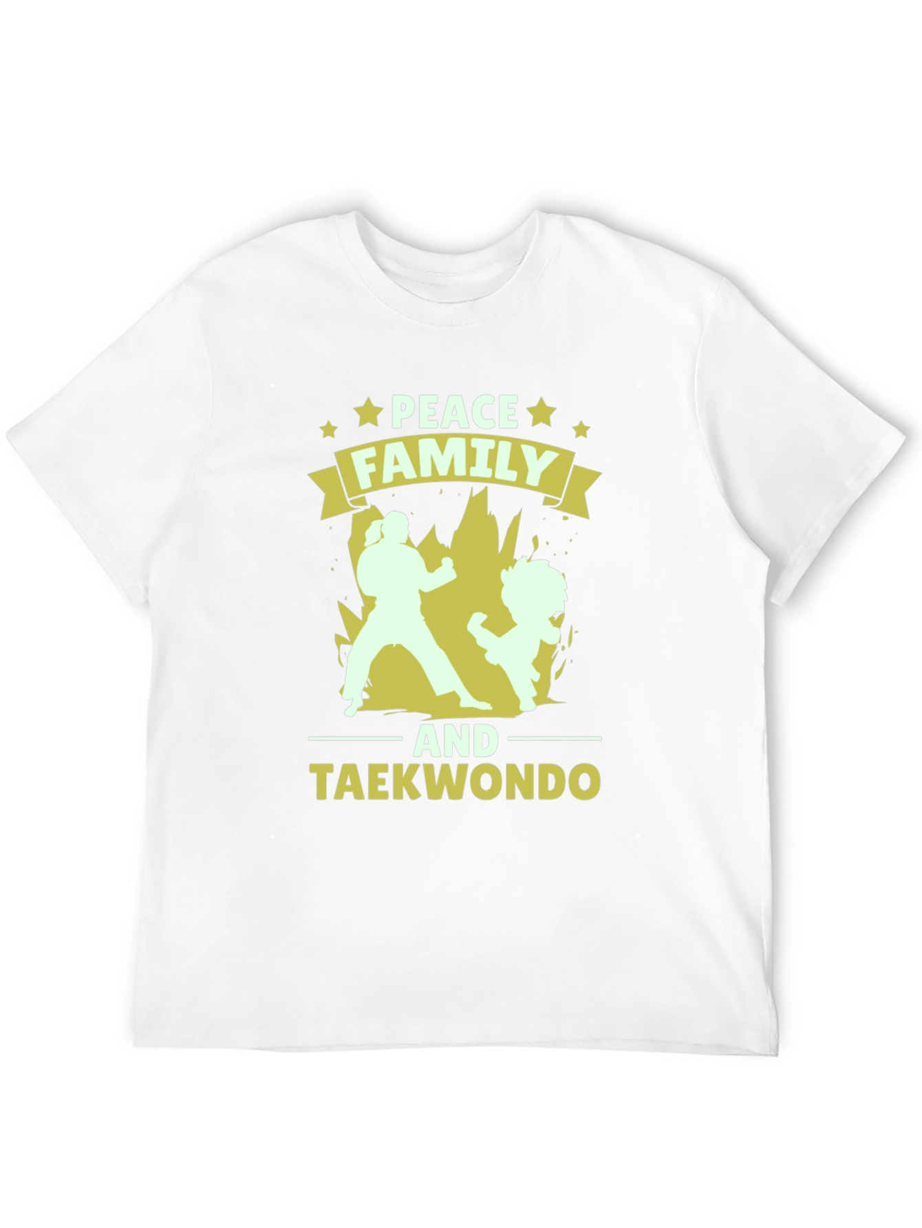 Peace Family Taekwondo Graphic T-Shirt