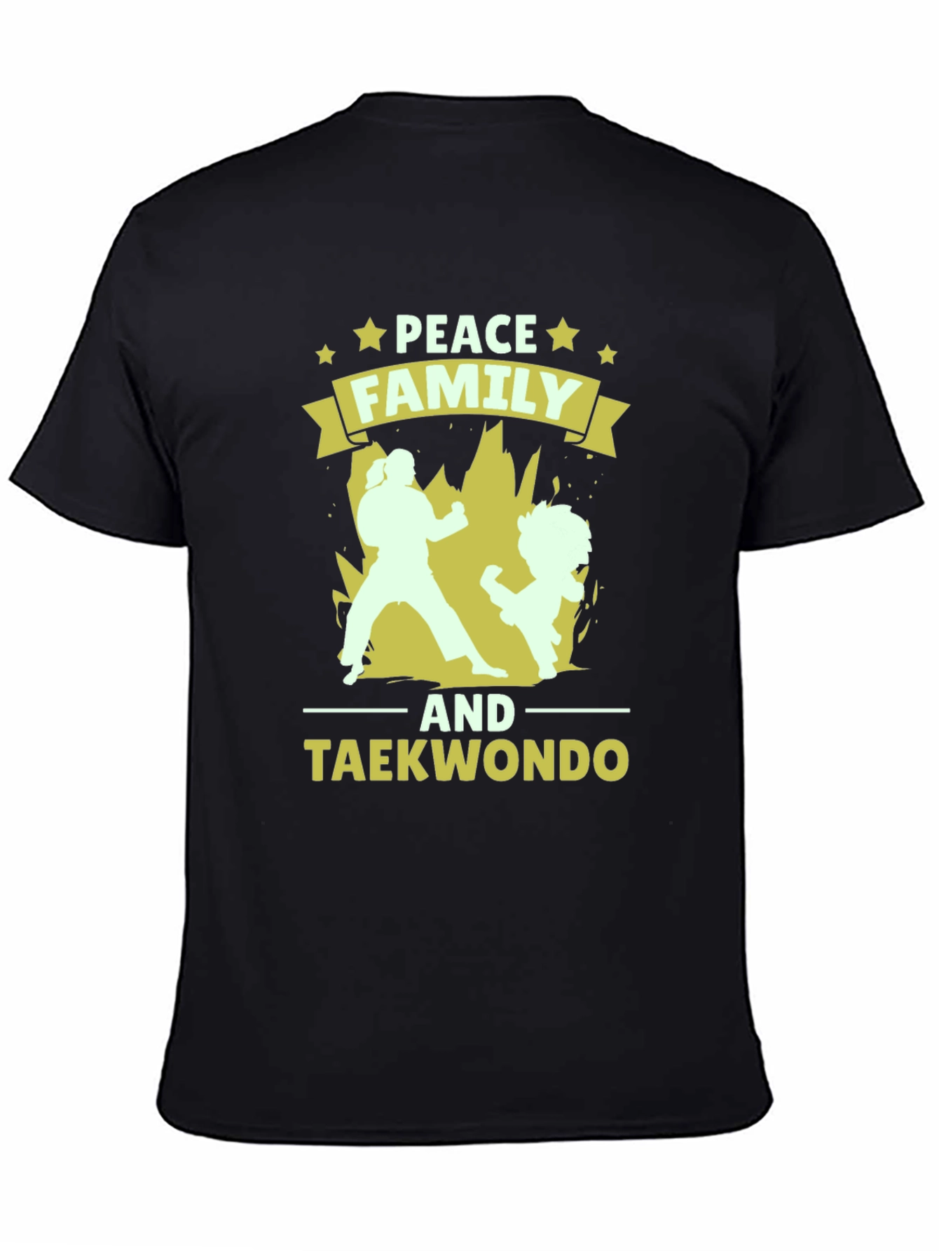 Peace Family Taekwondo Graphic T-Shirt