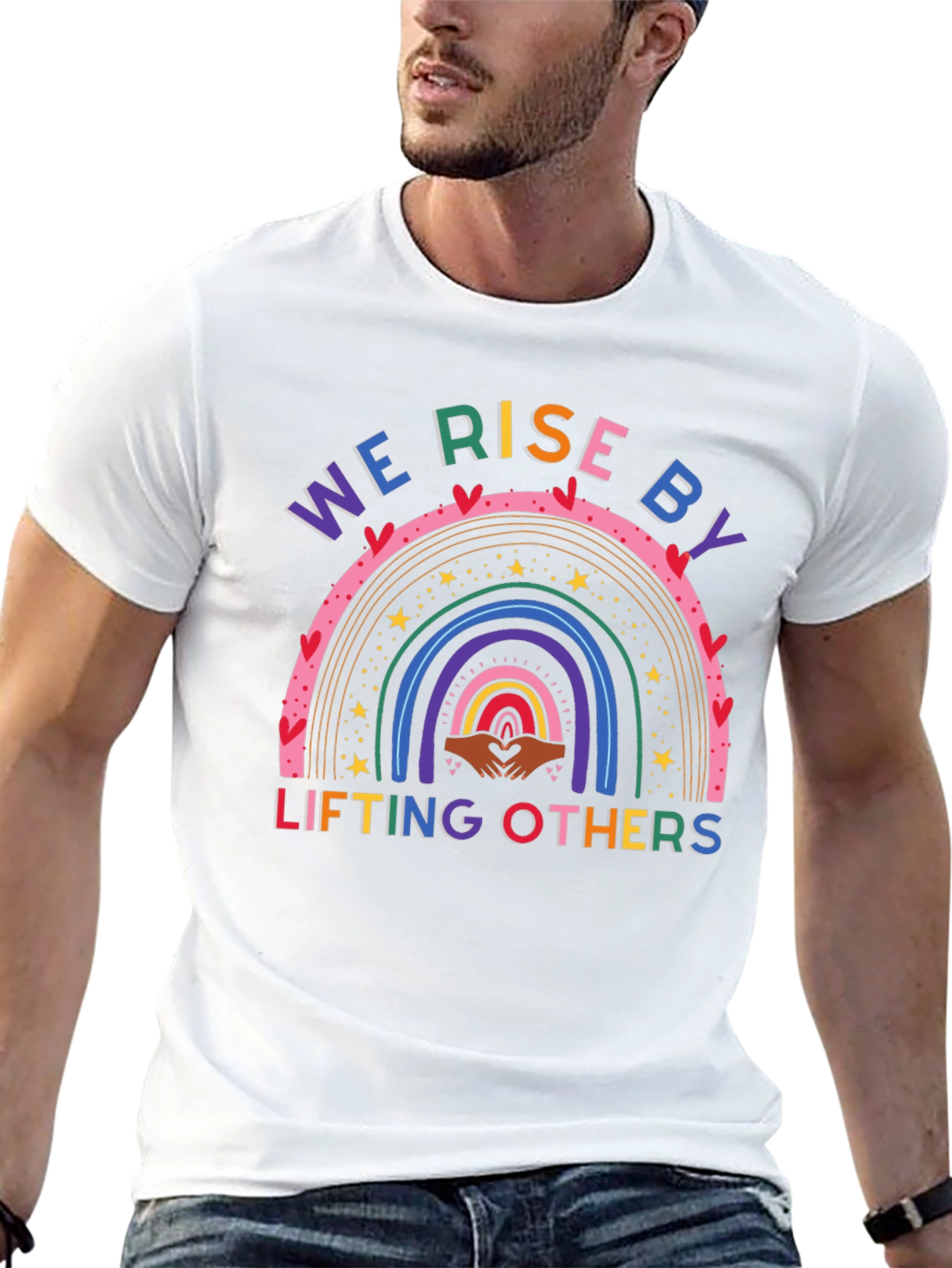We Rise By Lifting Others Graphic Tee
