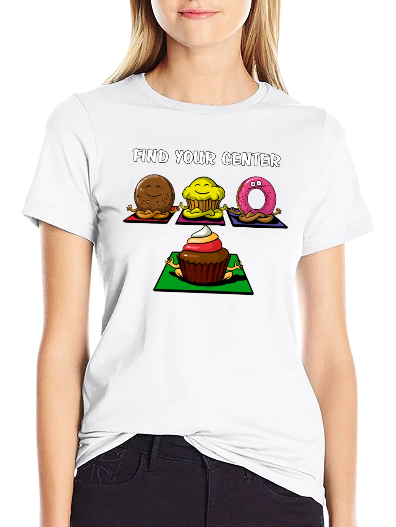 Find Your Center Yoga Sweets T-Shirt