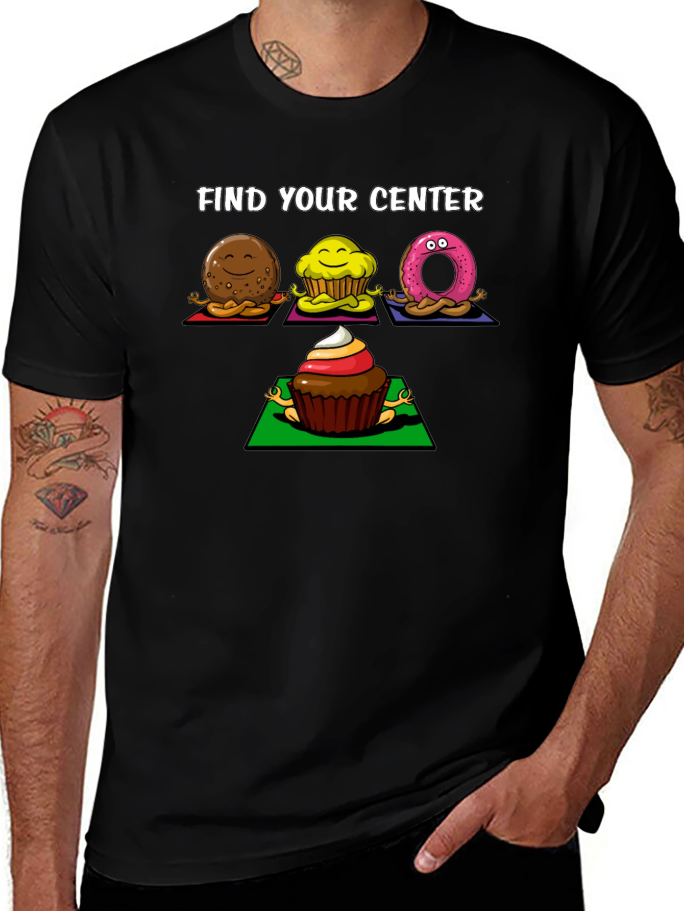 Find Your Center Yoga Sweets T-Shirt