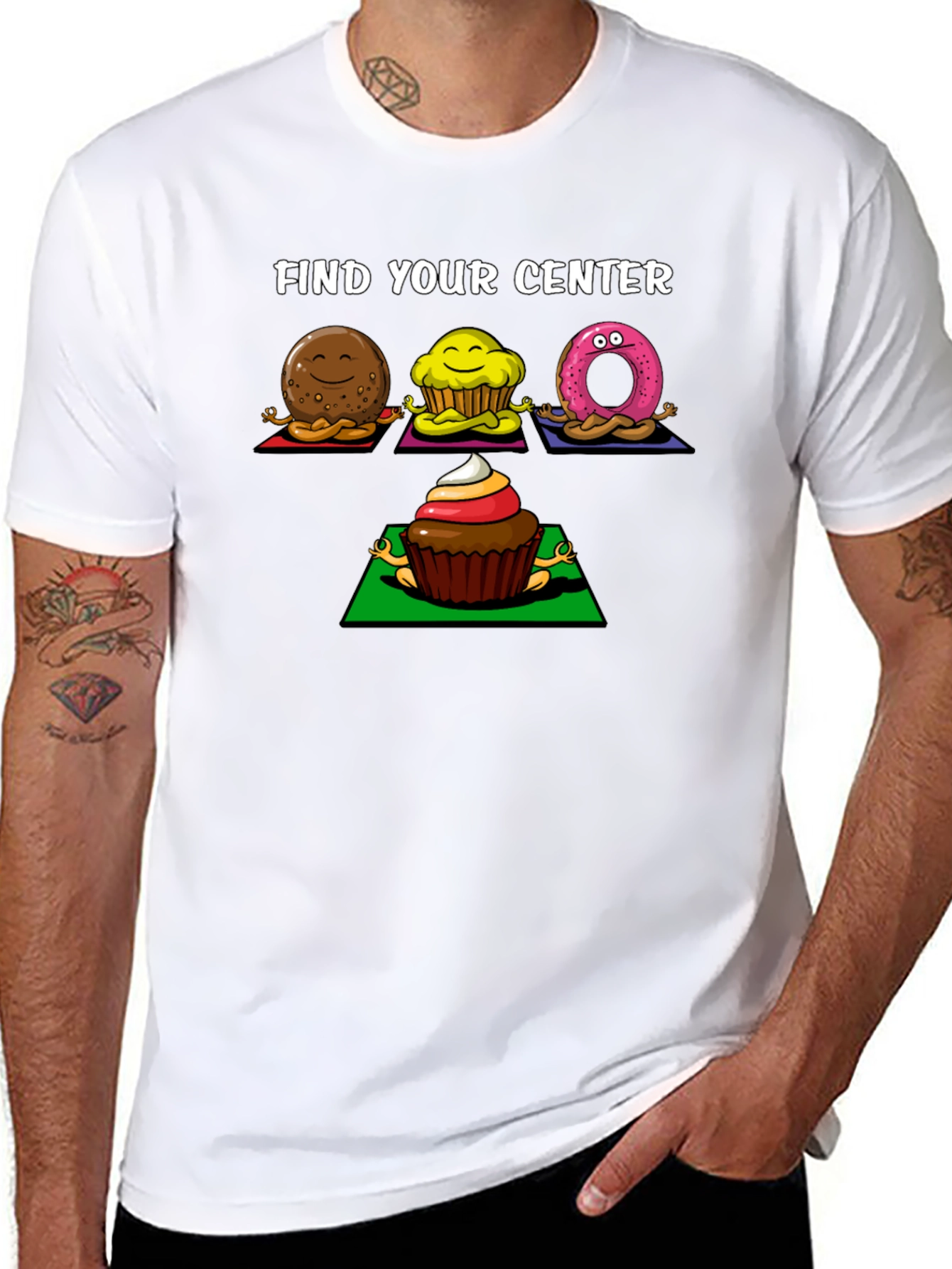 Find Your Center Yoga Sweets T-Shirt