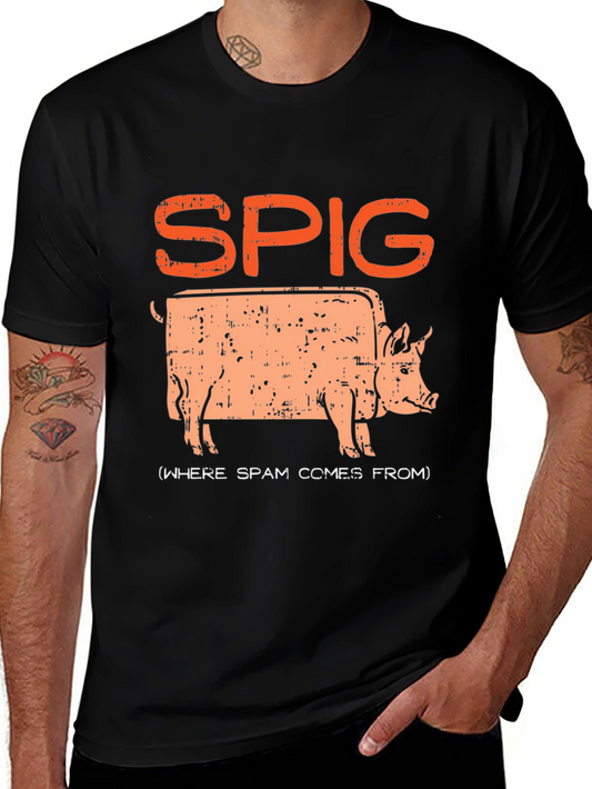 SPIG Pig T-Shirt - Where Spam Comes From