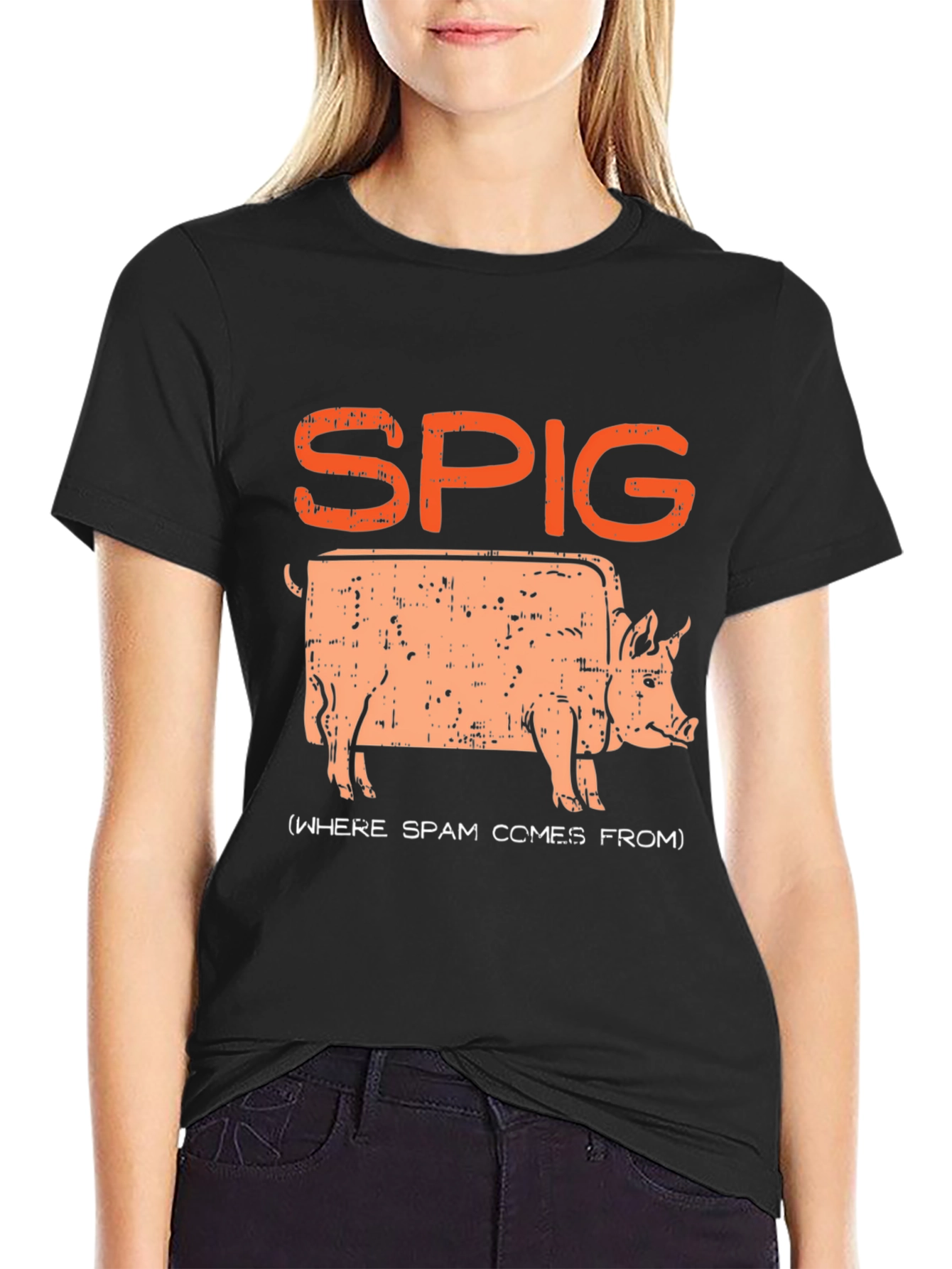 SPIG Pig T-Shirt - Where Spam Comes From