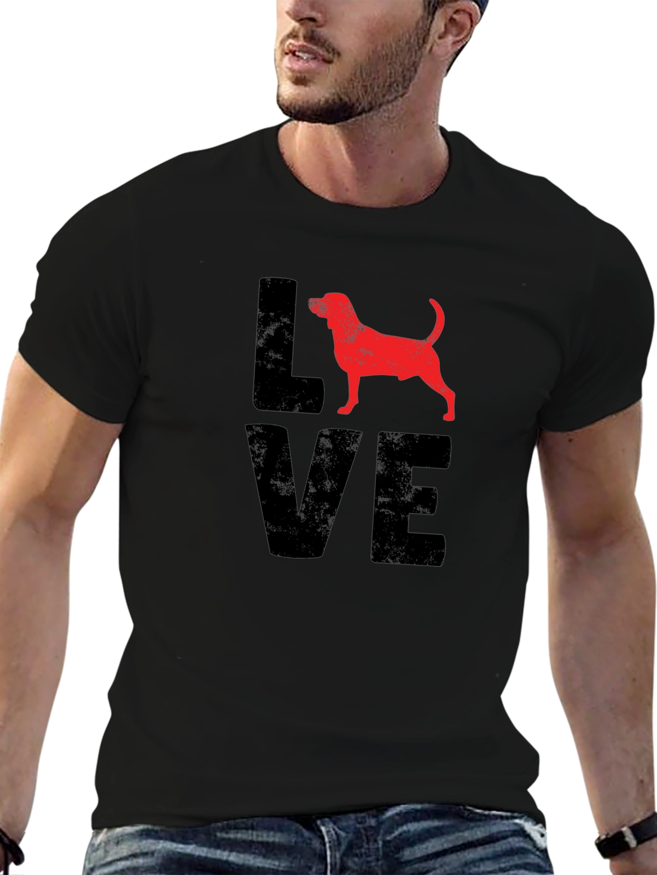 Love Dog T-Shirt - Graphic Tee