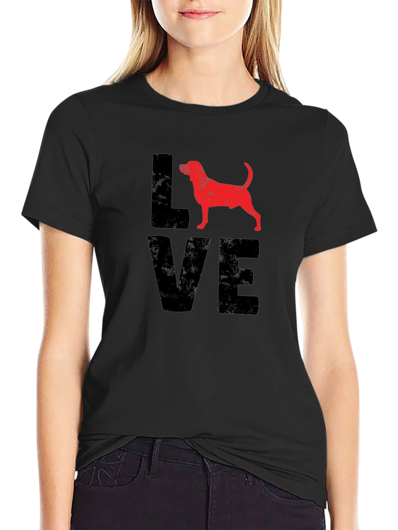 Love Dog T-Shirt - Graphic Tee