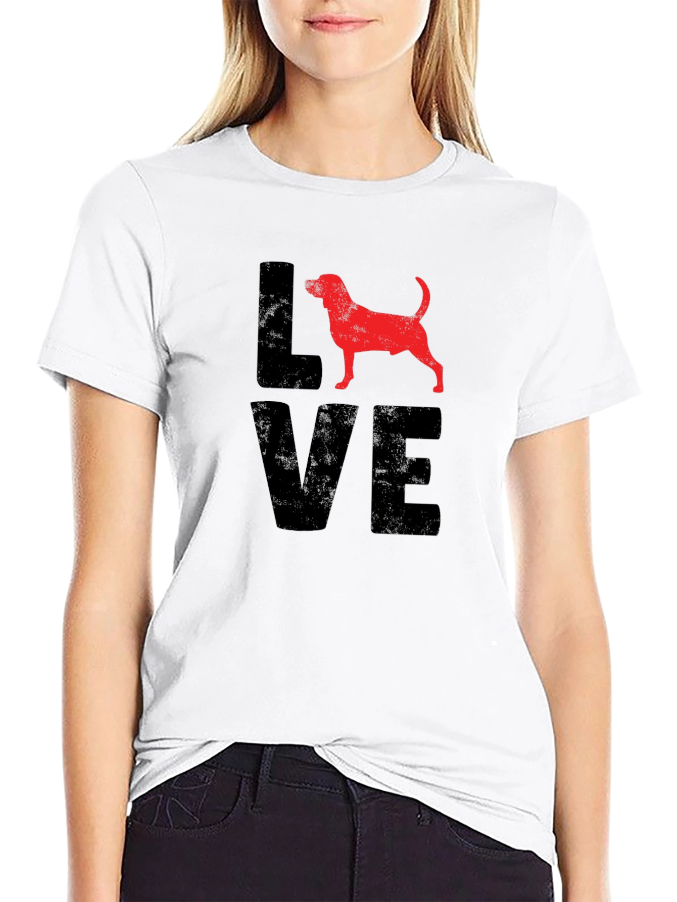 Love Dog T-Shirt - Graphic Tee