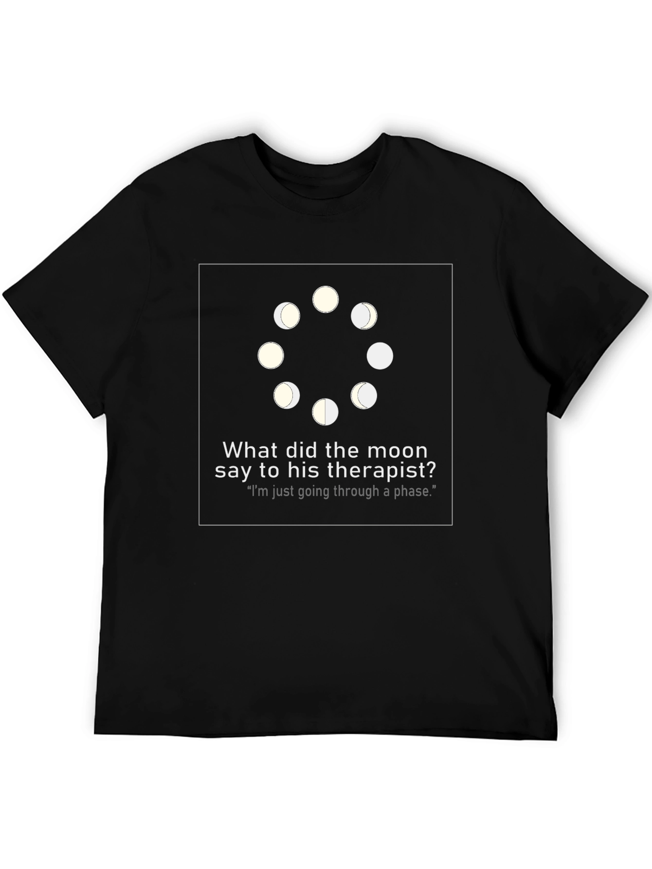 Moon Phase Therapist Humor Graphic Tee