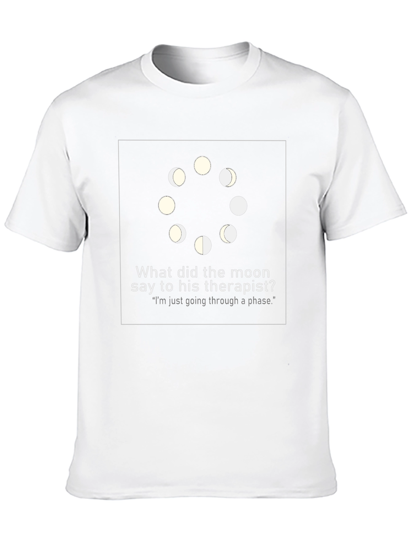 Moon Phase Therapist Humor Graphic Tee