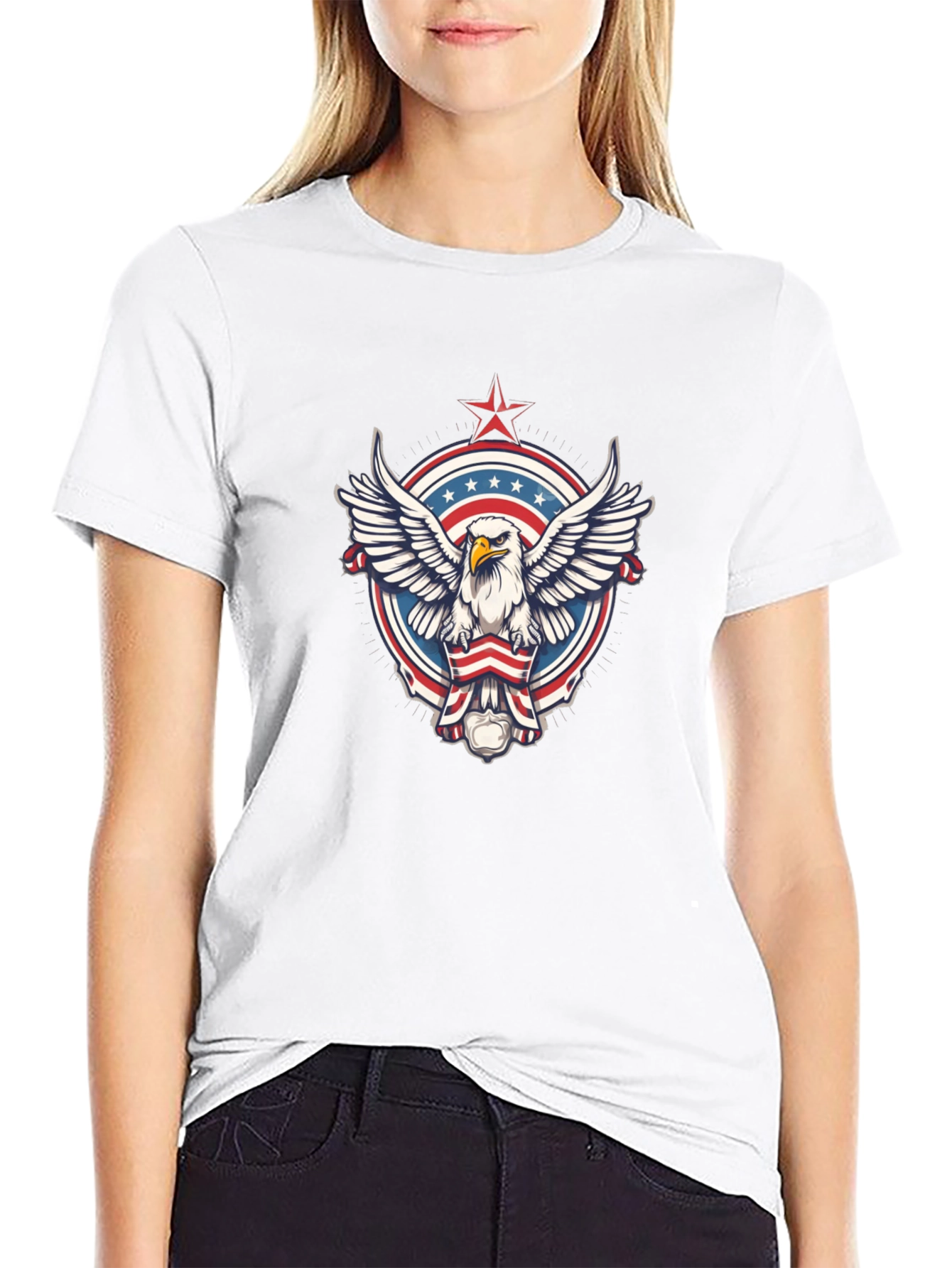 American Eagle Graphic T-Shirt - Patriotic Design