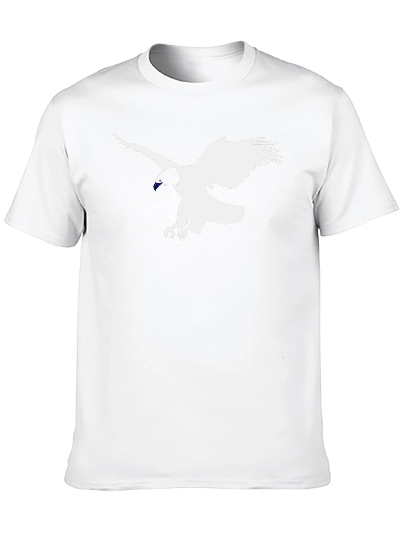 Black T-Shirt with Eagle Graphic Tee