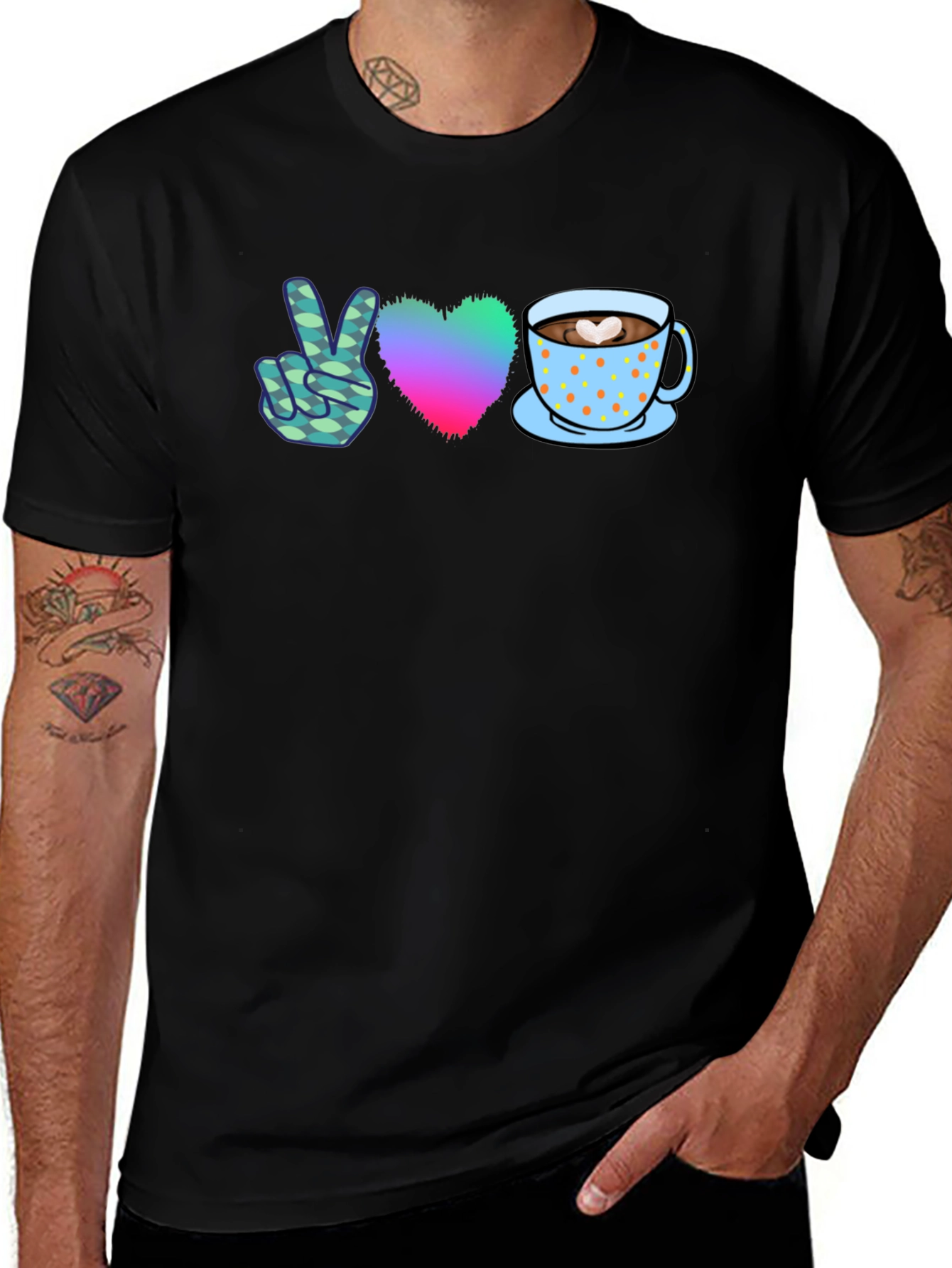 Peace Love Coffee T-Shirt