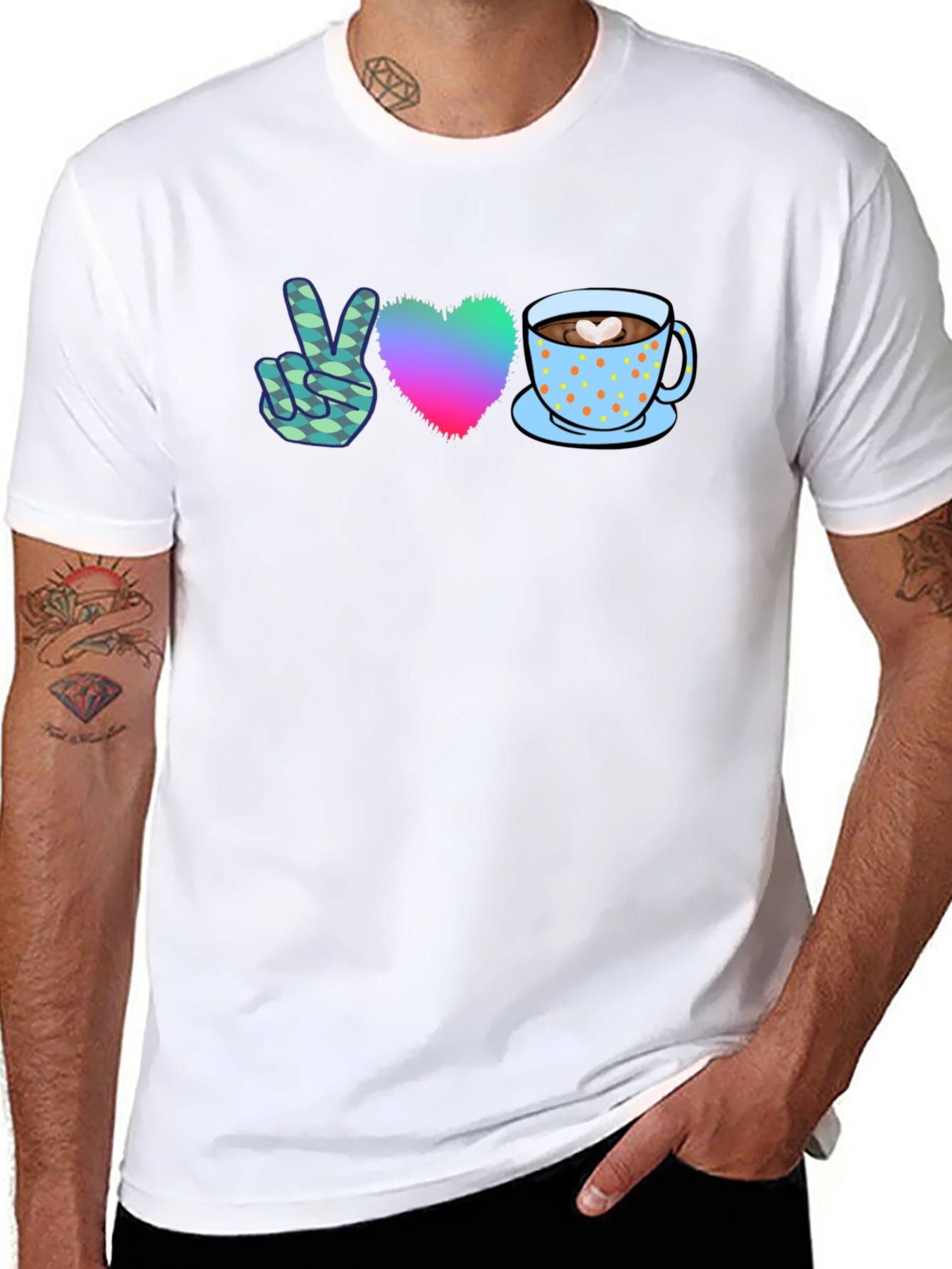 Peace Love Coffee T-Shirt