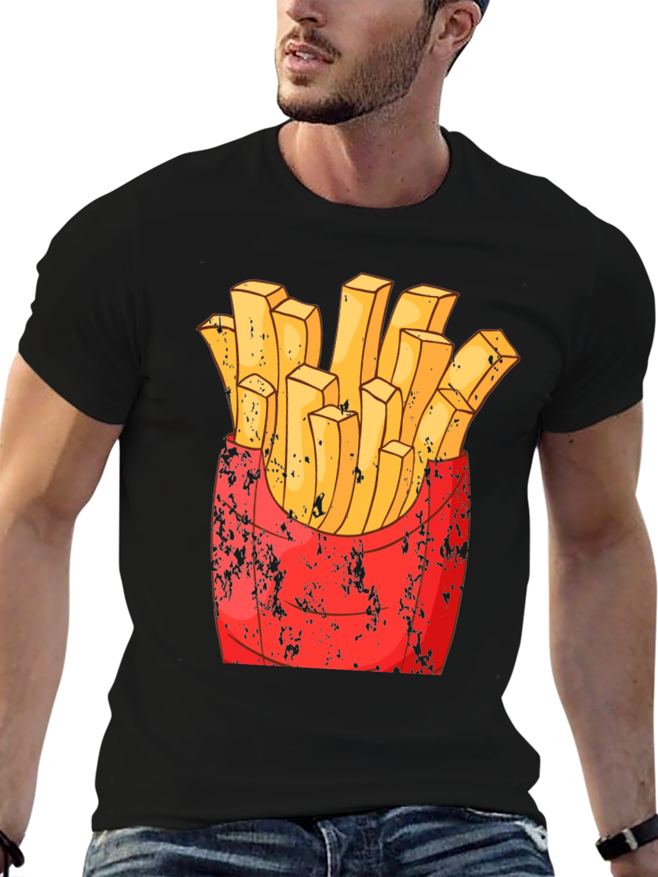 French Fries Graphic Tee - Unisex Casual Shirt