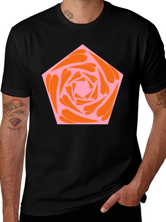 Abstract Flower Graphic Tee