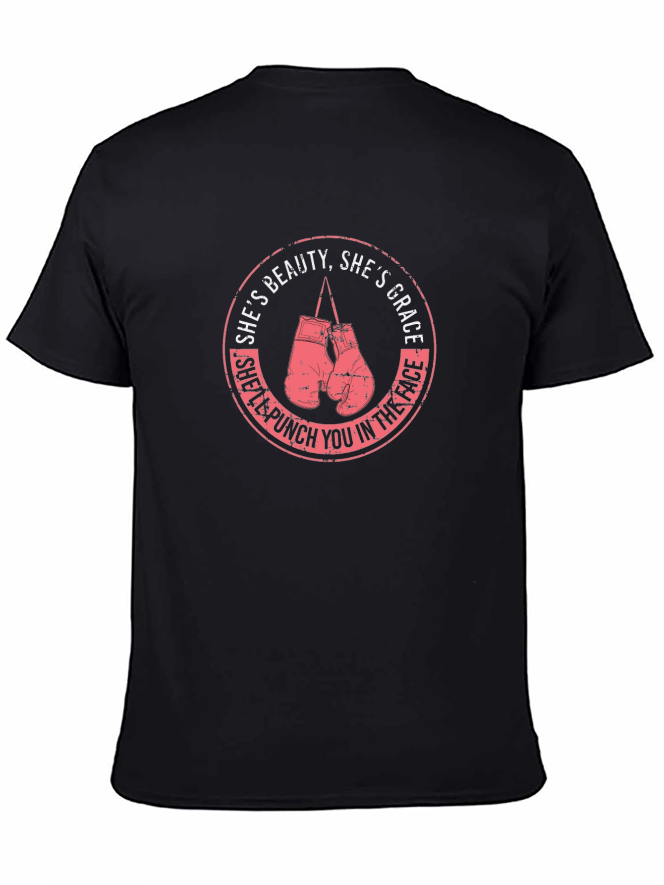Shes Beauty Shes Grace Boxing Graphic T-Shirt