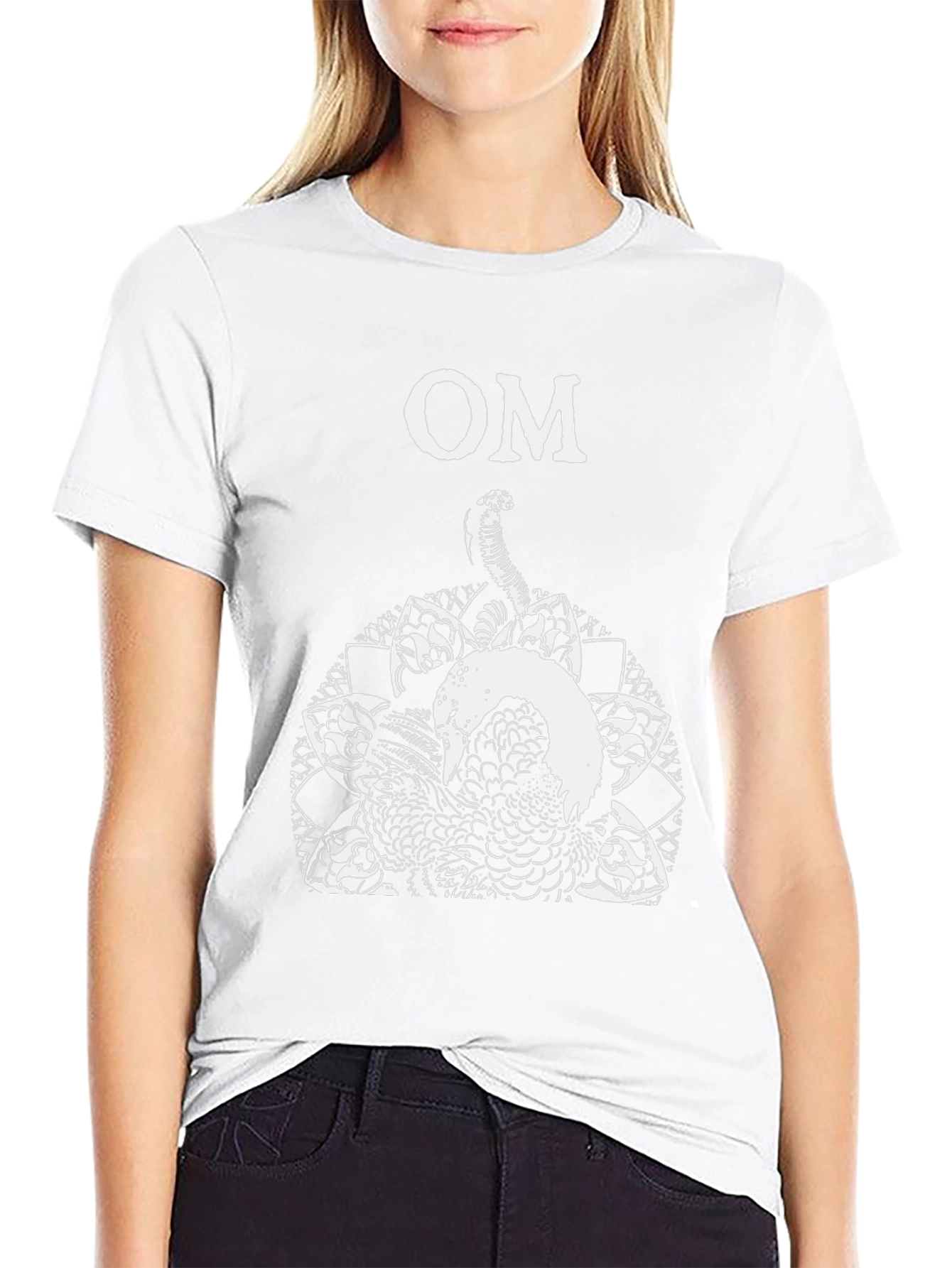 OM Snake Graphic Black T-Shirt