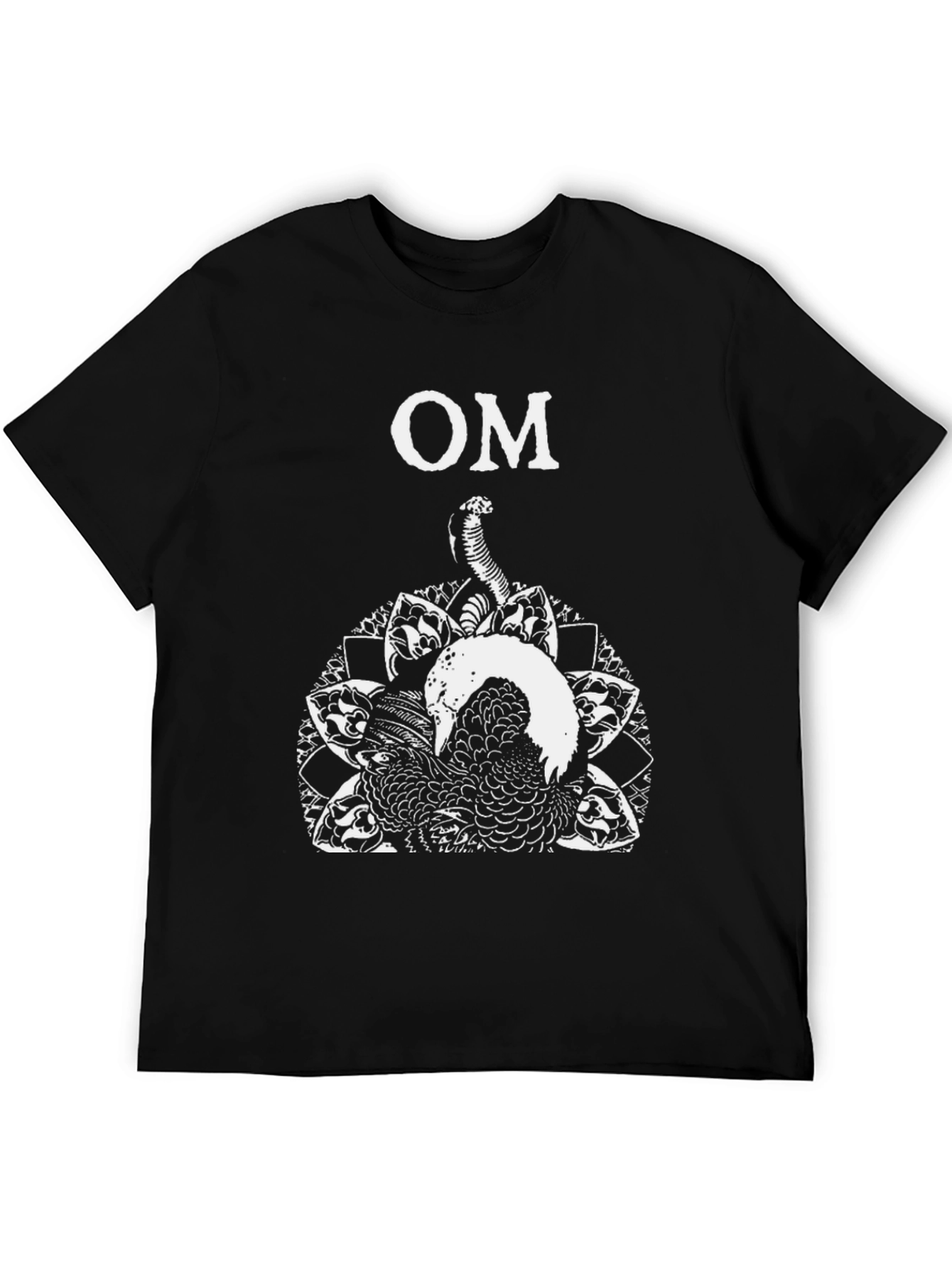 OM Snake Graphic Black T-Shirt