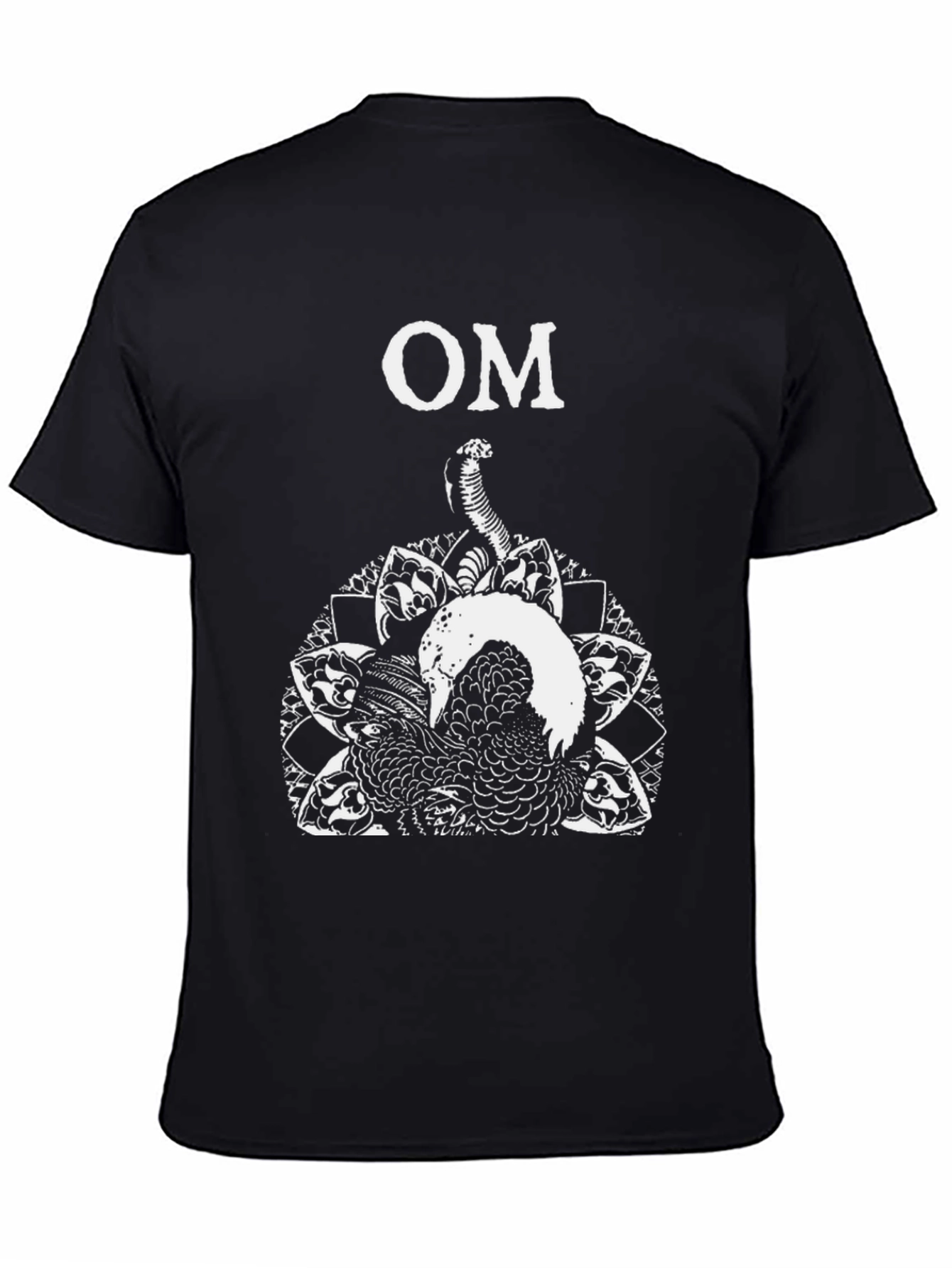 OM Snake Graphic Black T-Shirt