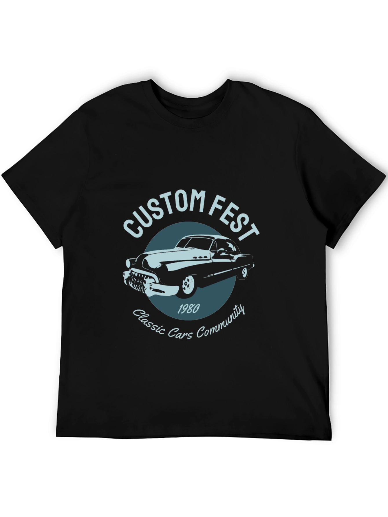 Custom Fest Classic Cars T-Shirt - 1980 Design