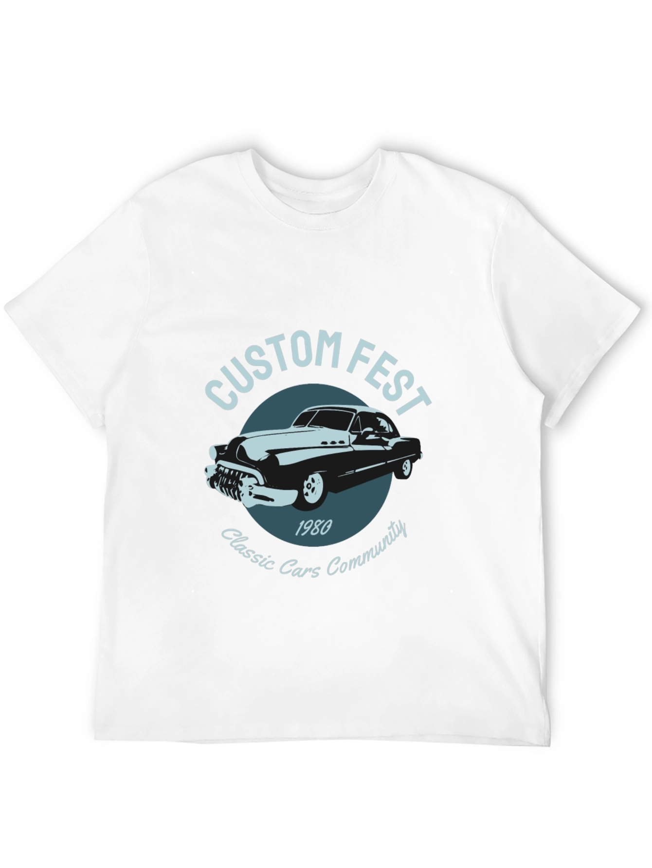 Custom Fest Classic Cars T-Shirt - 1980 Design