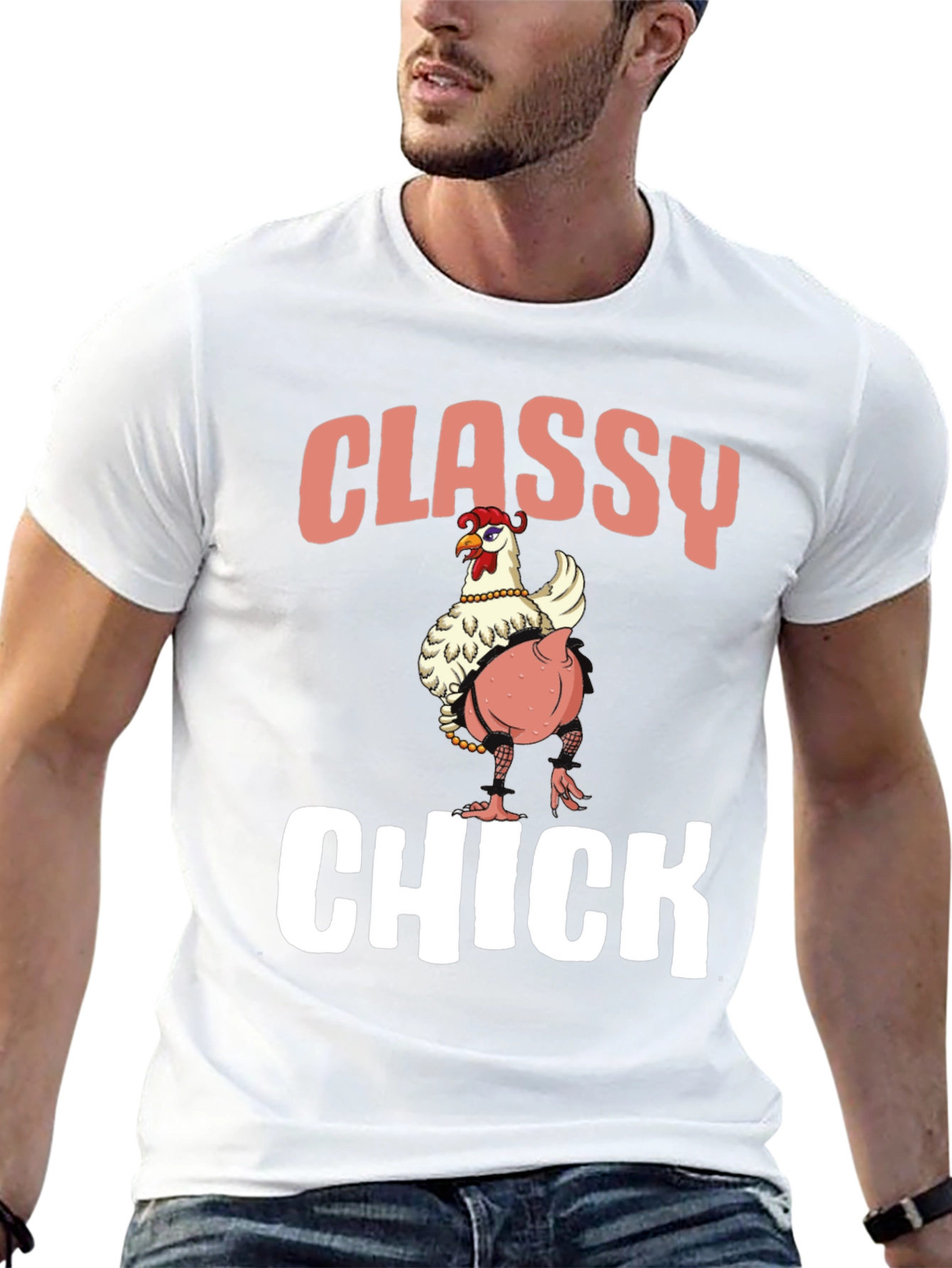Classy Chick T-Shirt - Funny Animal Graphic Tee