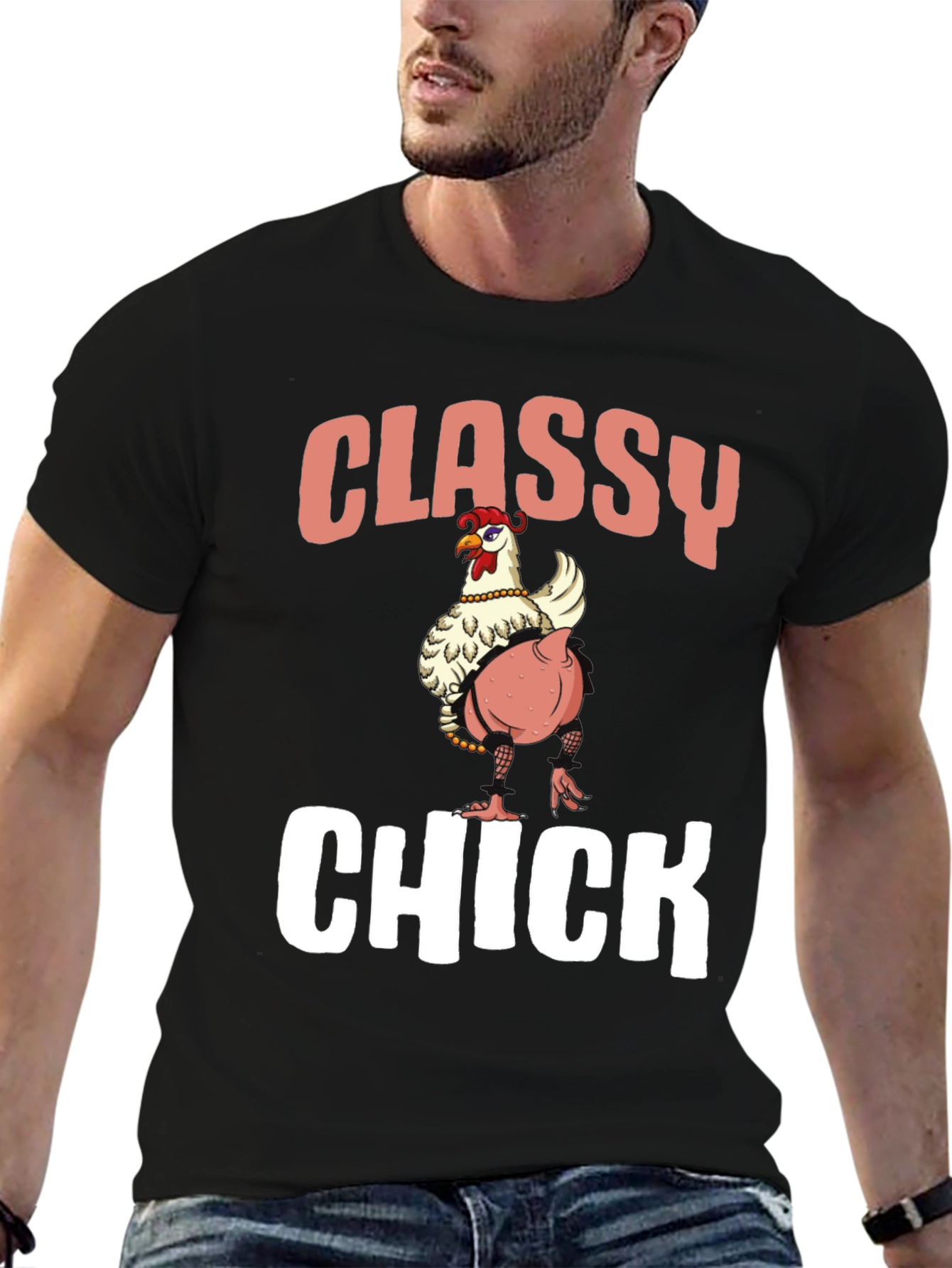 Classy Chick T-Shirt - Funny Animal Graphic Tee