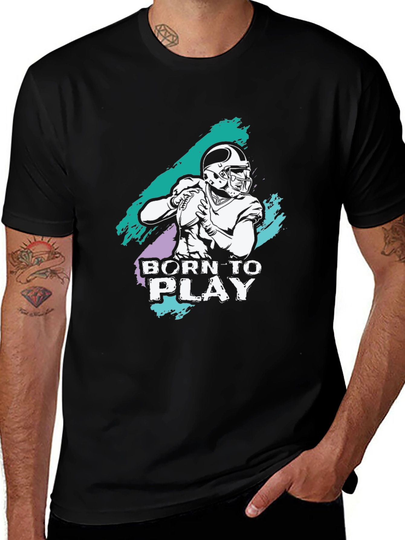 Born to Play Football T-Shirt