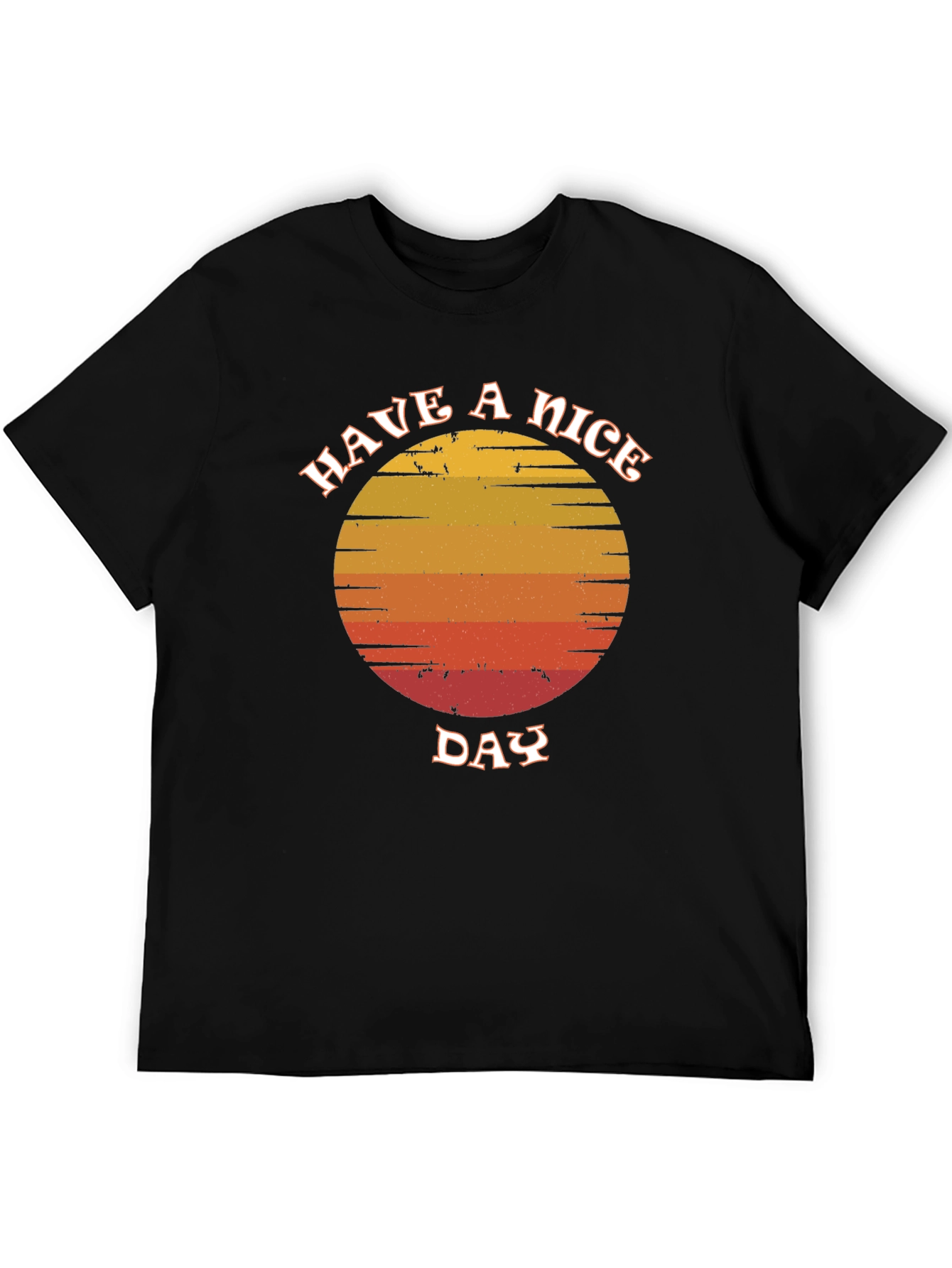 Retro Sunset Graphic T-Shirt - Have A Nice Day