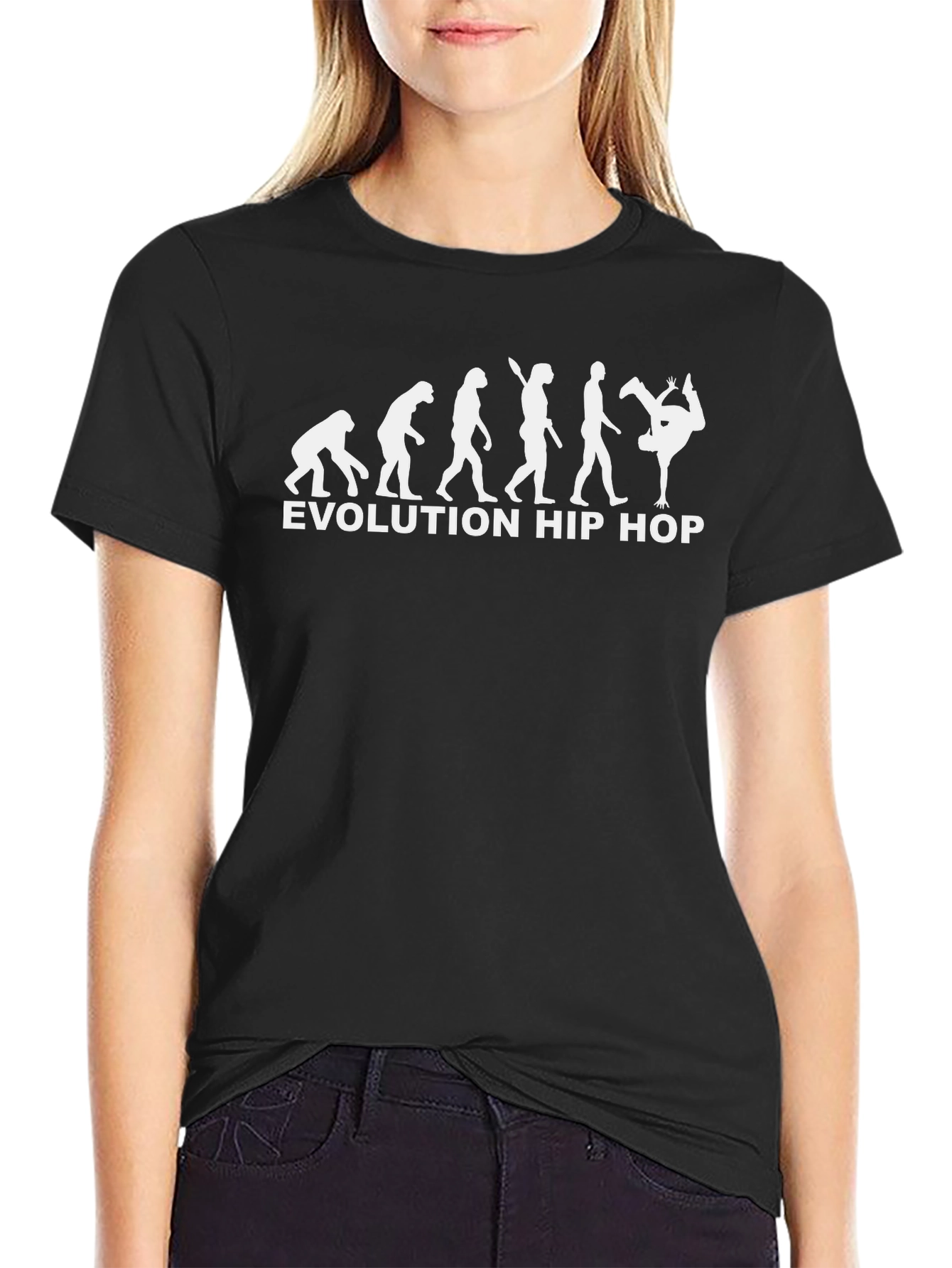 Evolution Hip Hop Graphic T-Shirt - Cool Design