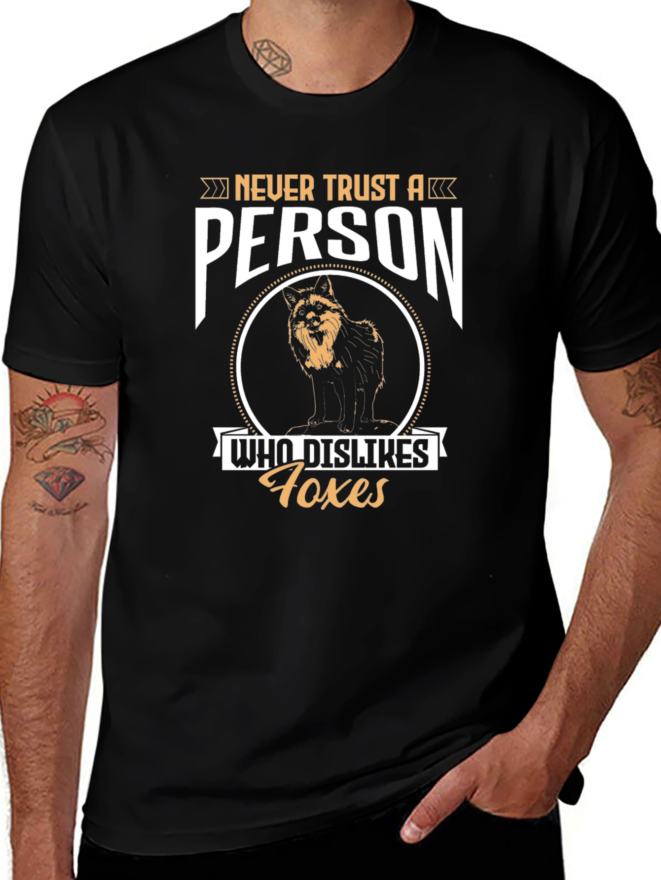 Never Trust a Person Who Dislikes Foxes T-Shirt