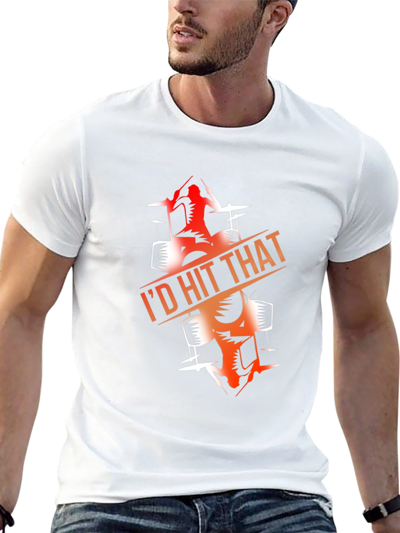 Id Hit That Drummer T-Shirt