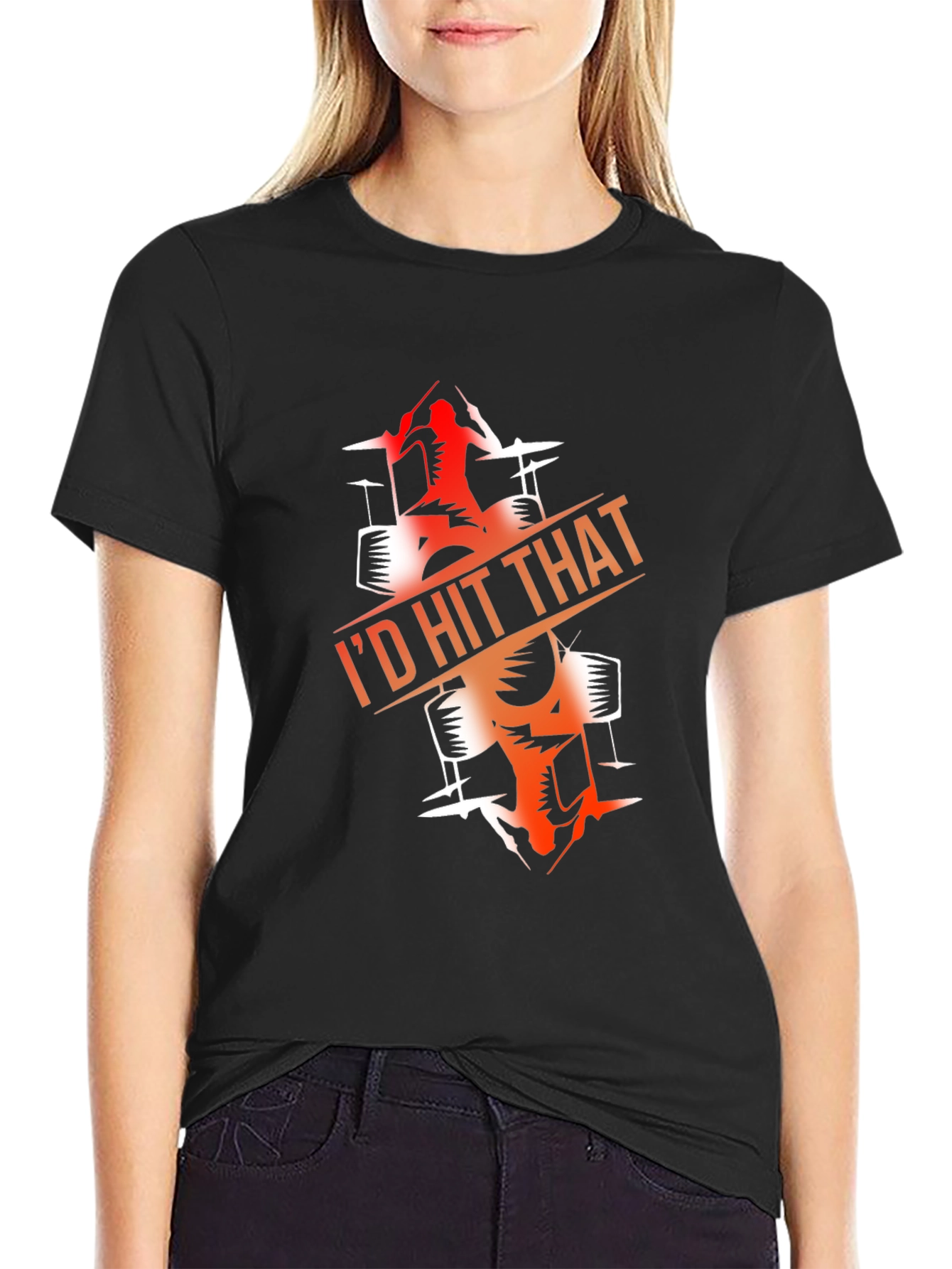 Id Hit That Drummer T-Shirt