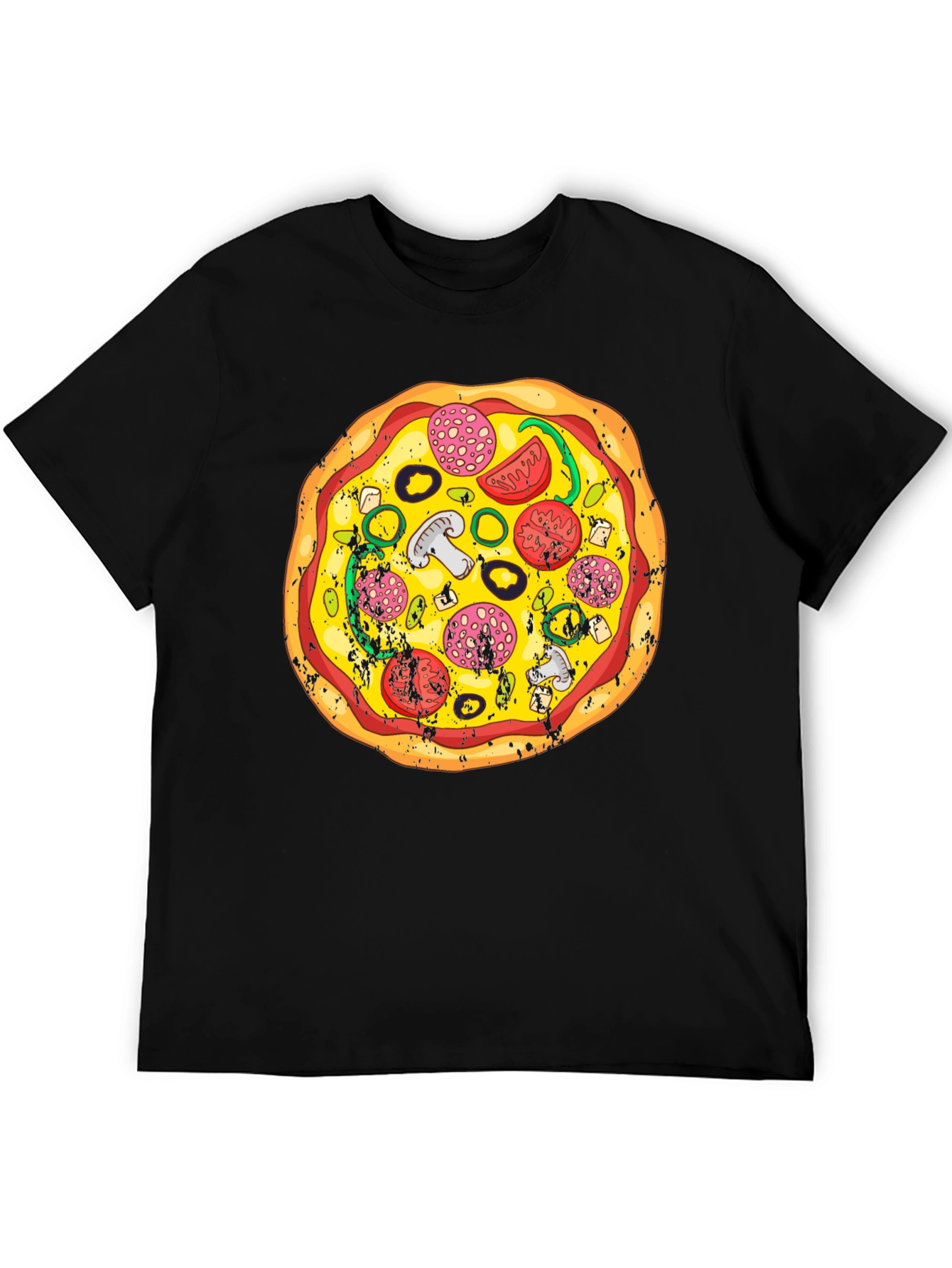 Pizza Graphic T-Shirt - Foodie Fashion Tee