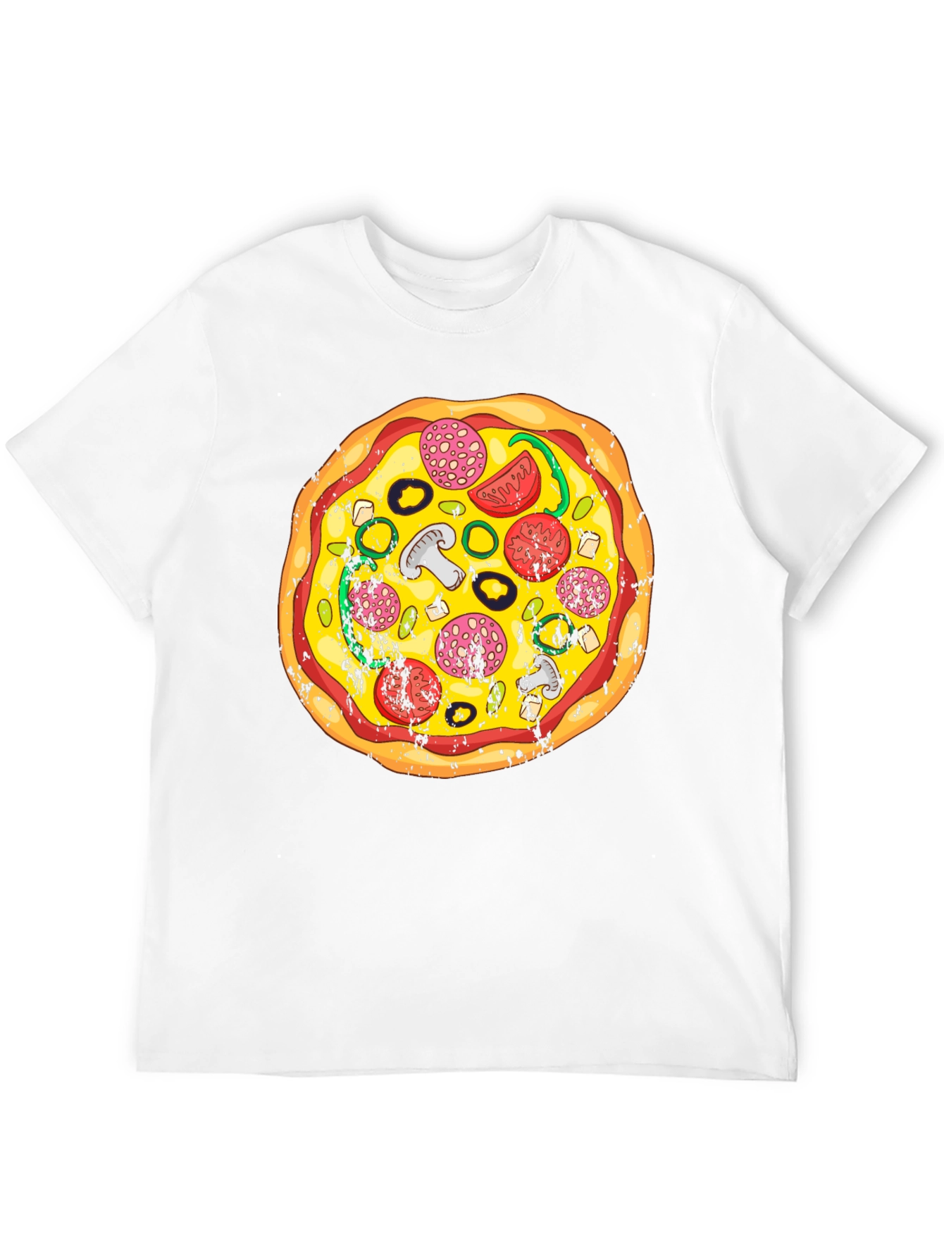 Pizza Graphic T-Shirt - Foodie Fashion Tee