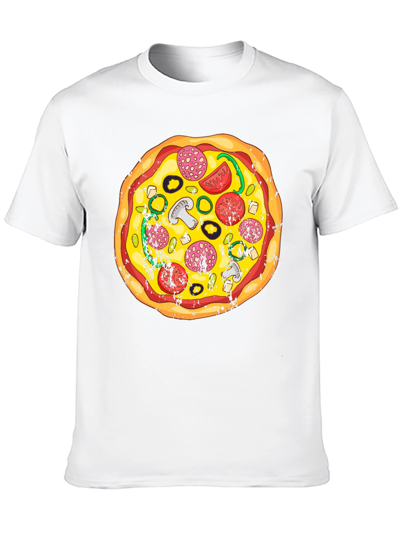 Pizza Graphic T-Shirt - Foodie Fashion Tee