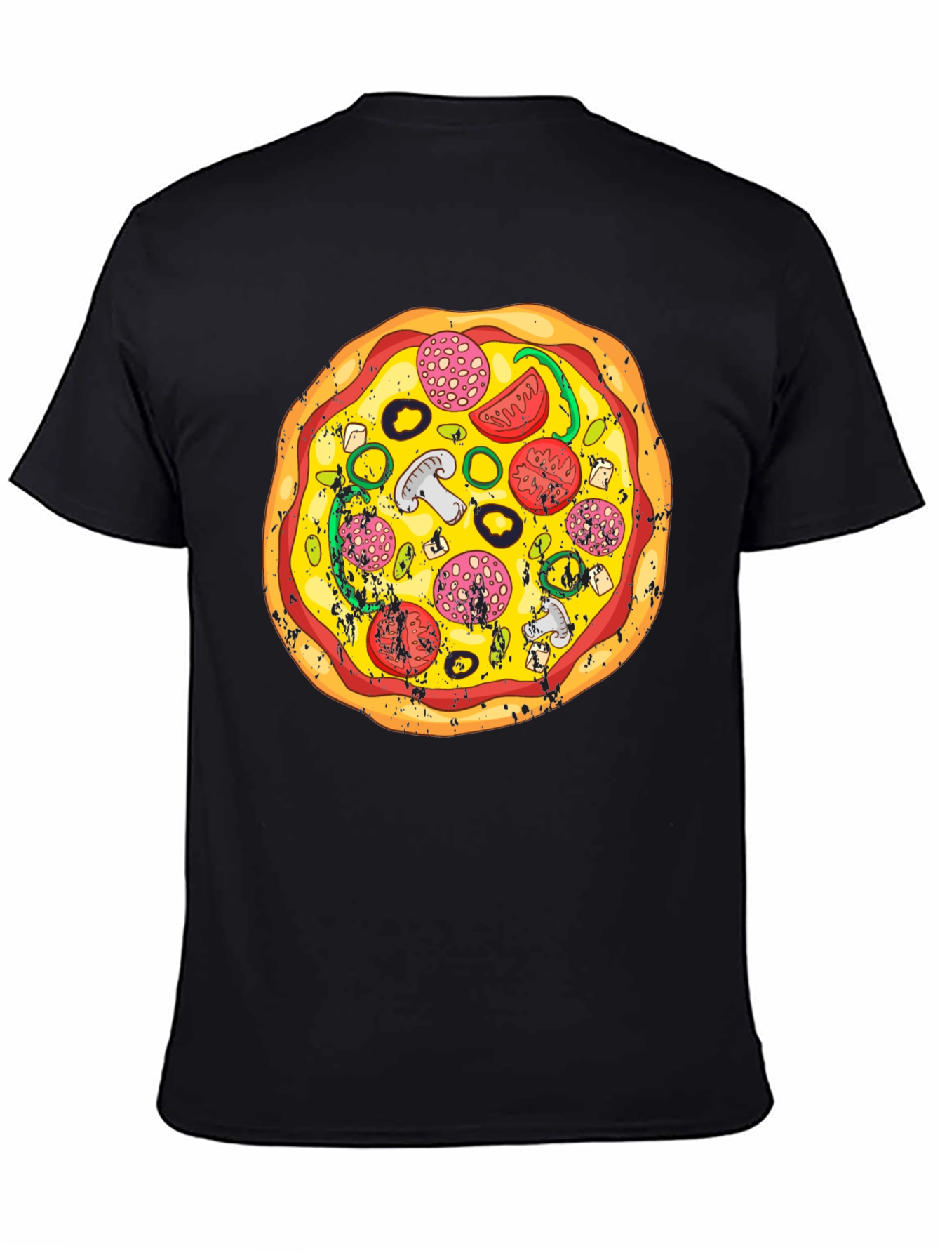 Pizza Graphic T-Shirt - Foodie Fashion Tee